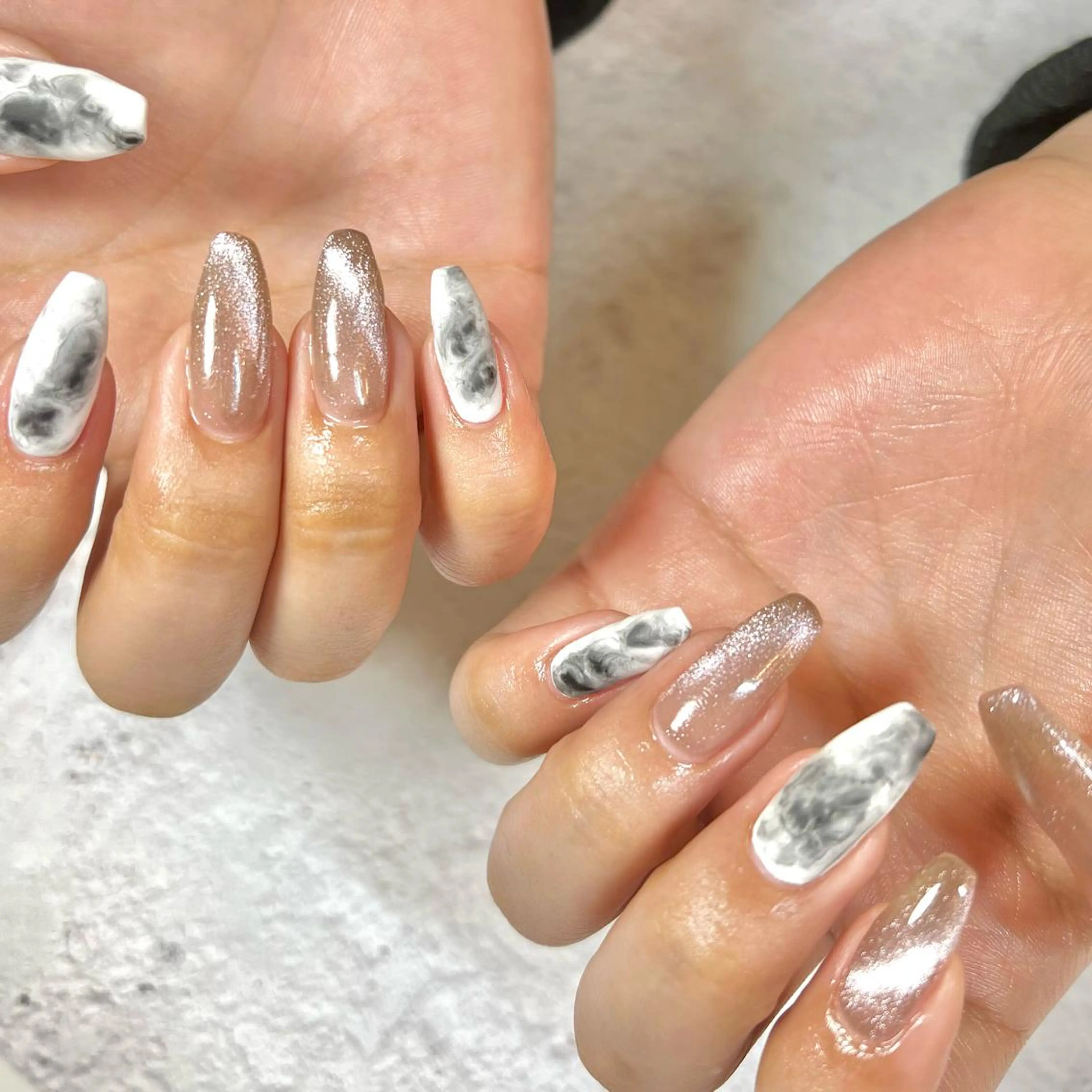 ネイル アートネイル マグネットネイル マットネイル ニュアンスネイル Nail Salon&School REPLENDA所属・REPLENDA/ azusa(石井梓)のネイルデザイン