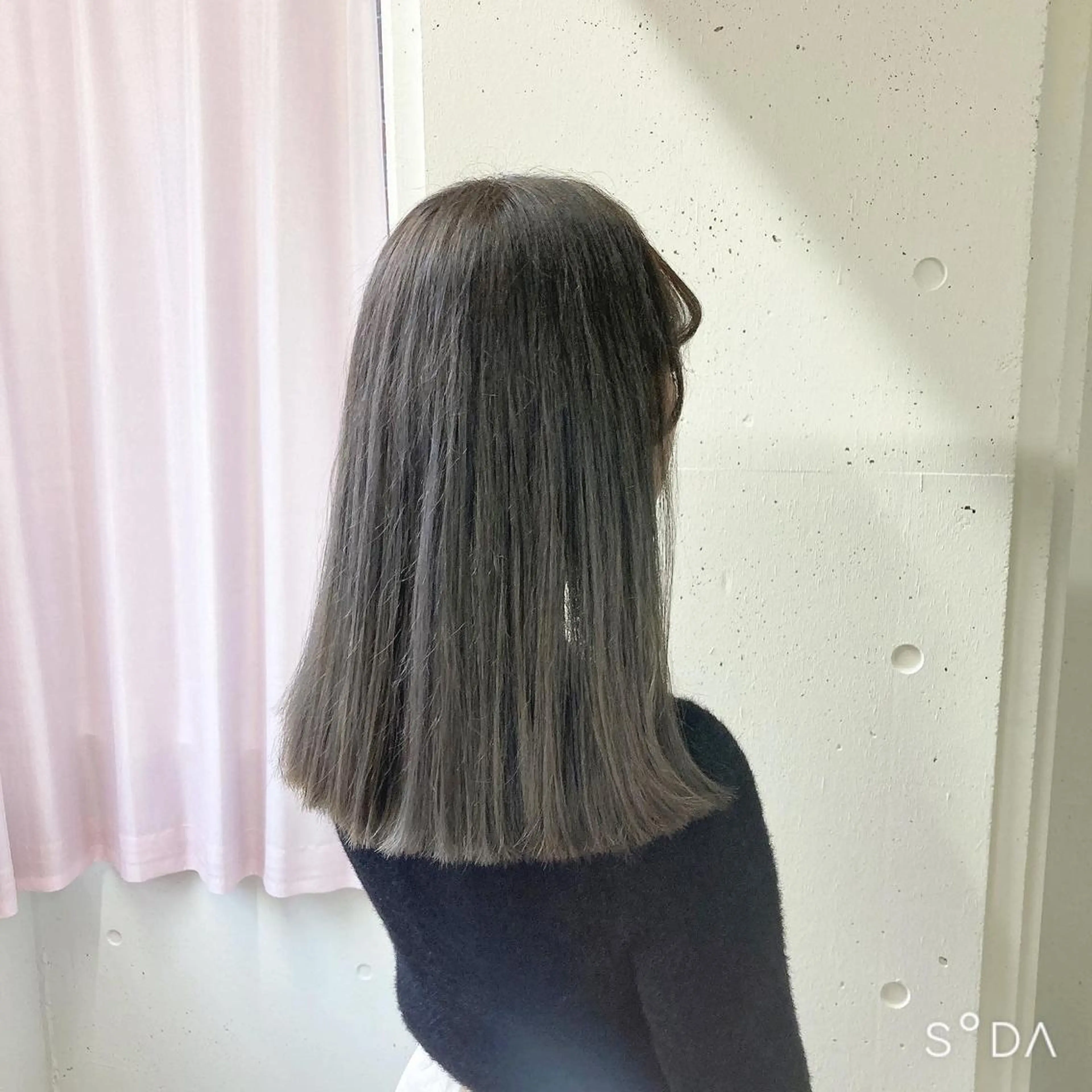 セミロング カラー カット ヘアカラー ミルミー美容室所属・🦄💒💓齎藤 七海子🦄💒💓のマツエク・マツパデザイン