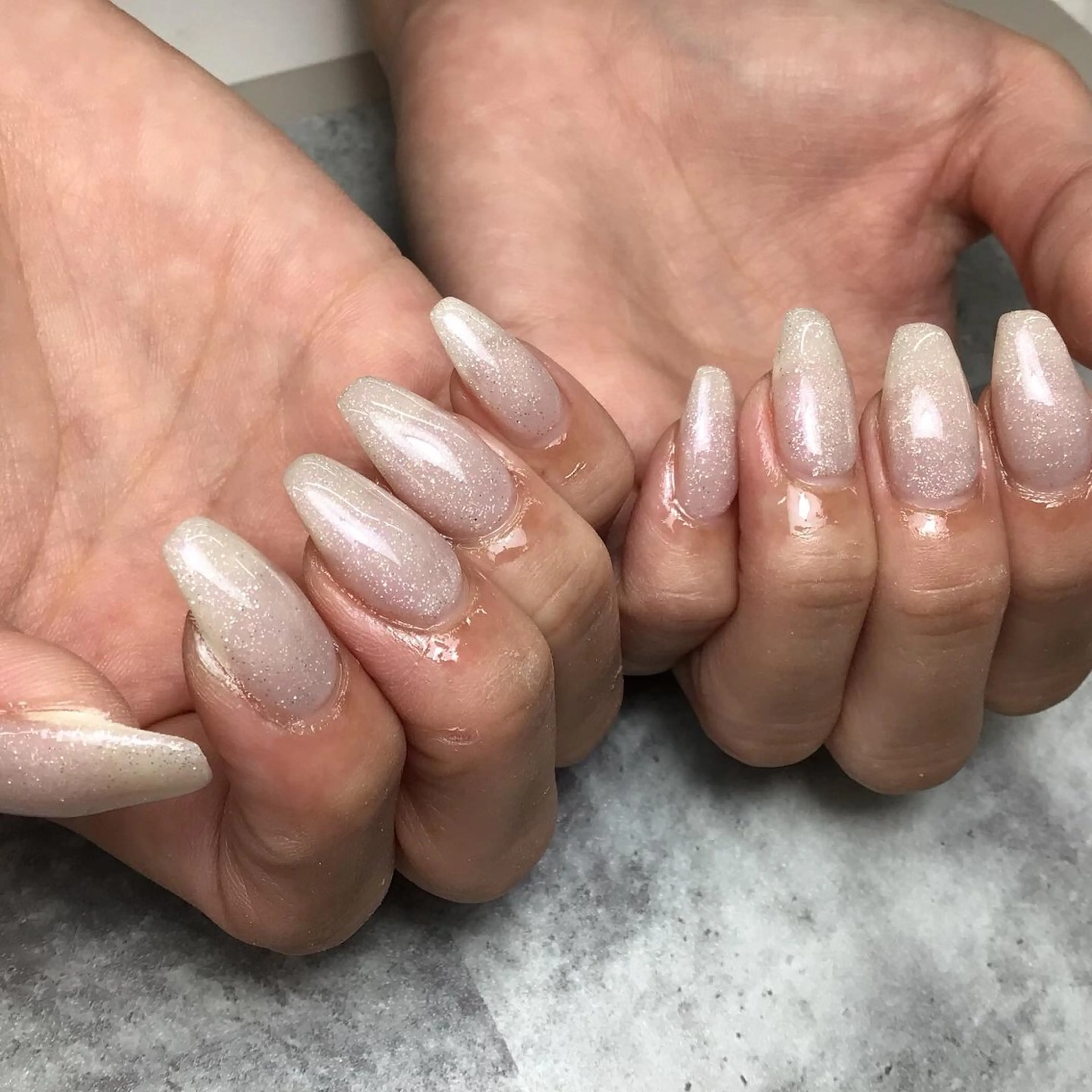ネイル 長さ出し ジェルネイル マグネットネイル 持ち込み ワンカラーネイル Nail Day 四条烏丸店のネイルデザイン