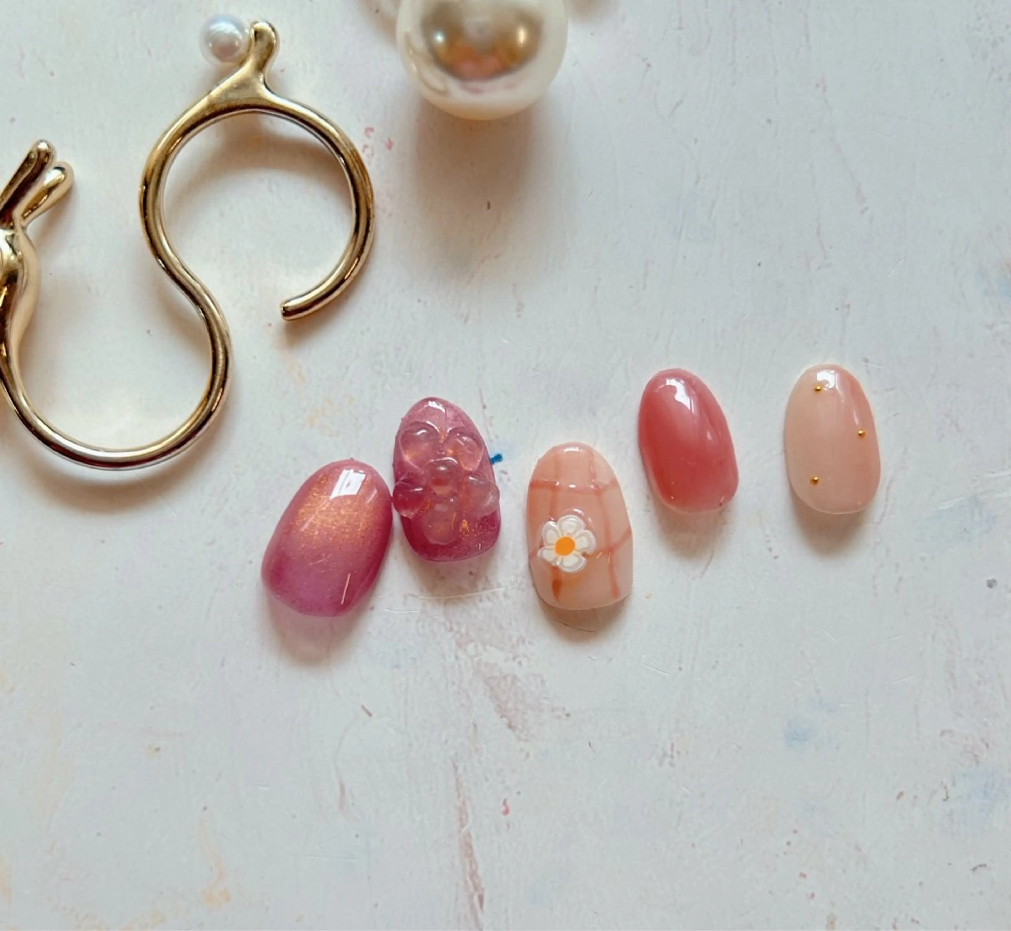 ネイル ピンク ハンドネイル maylienail サロンkiのネイルデザイン
