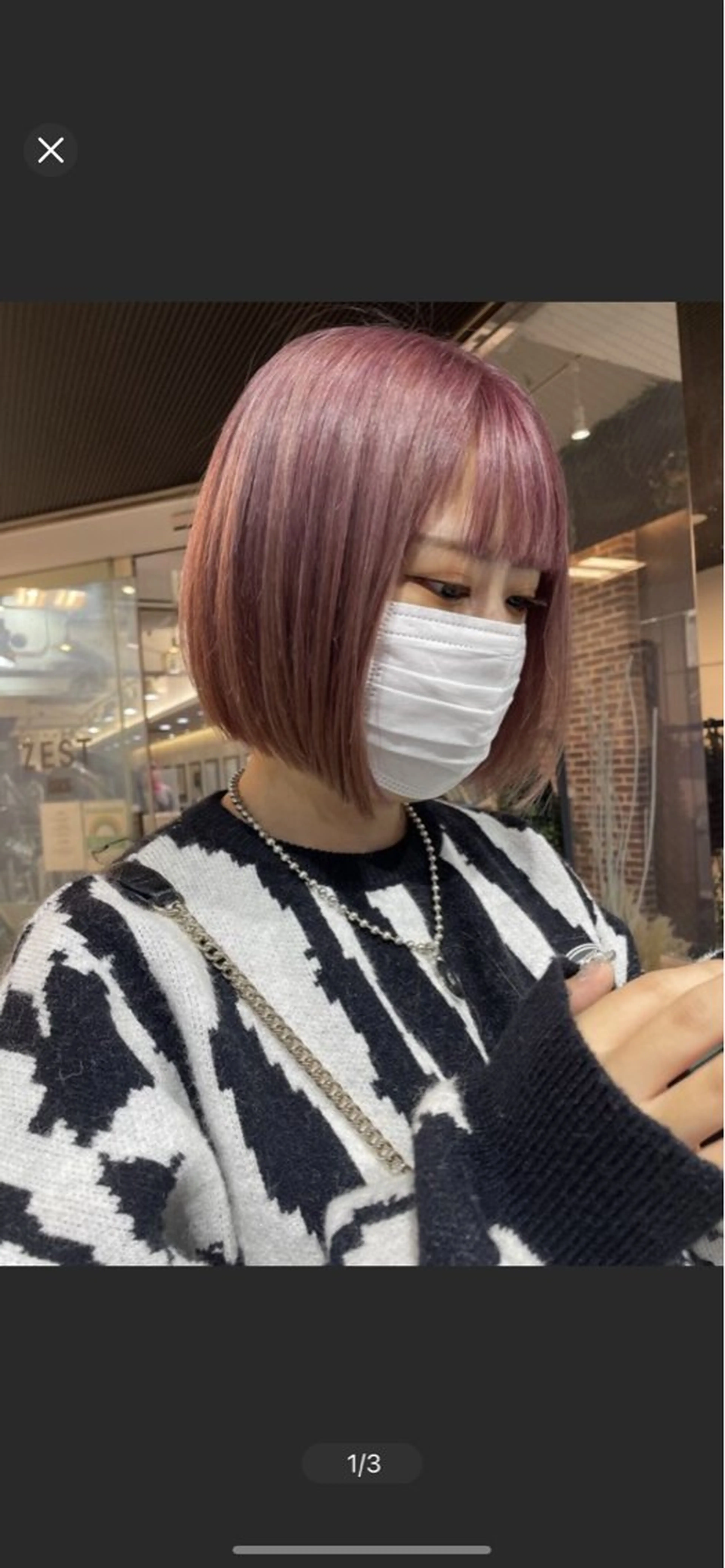 ミディアム カラー ブリーチ ケアブリーチ ダブルカラー イヤリングカラー グラデーションカラー designcolo r/似合わせNOKAのヘアスタイル