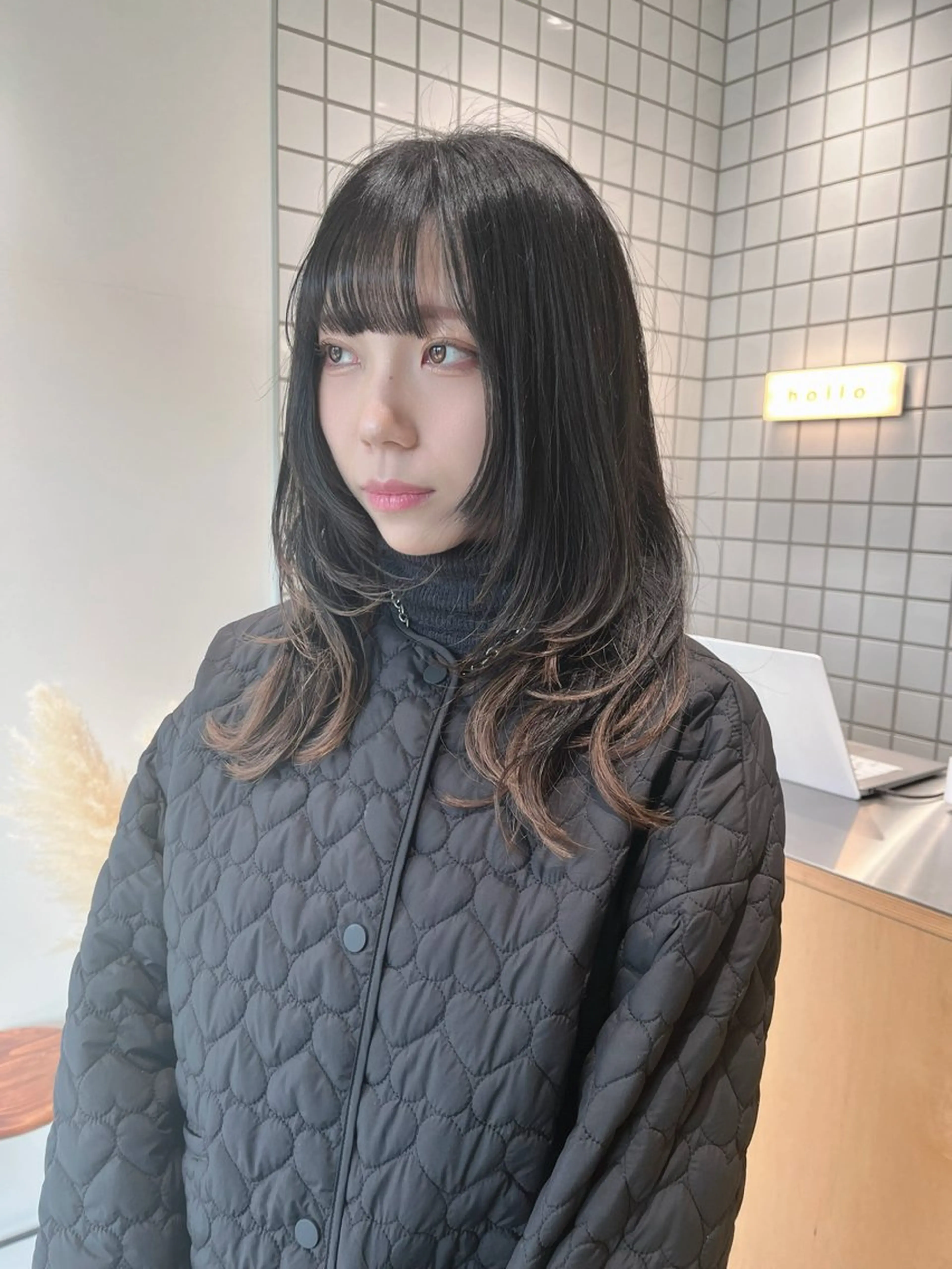 セミロング レイヤーカット ウルフカット ウルフレイヤー カット 原宿パーマ kazuのヘアスタイル