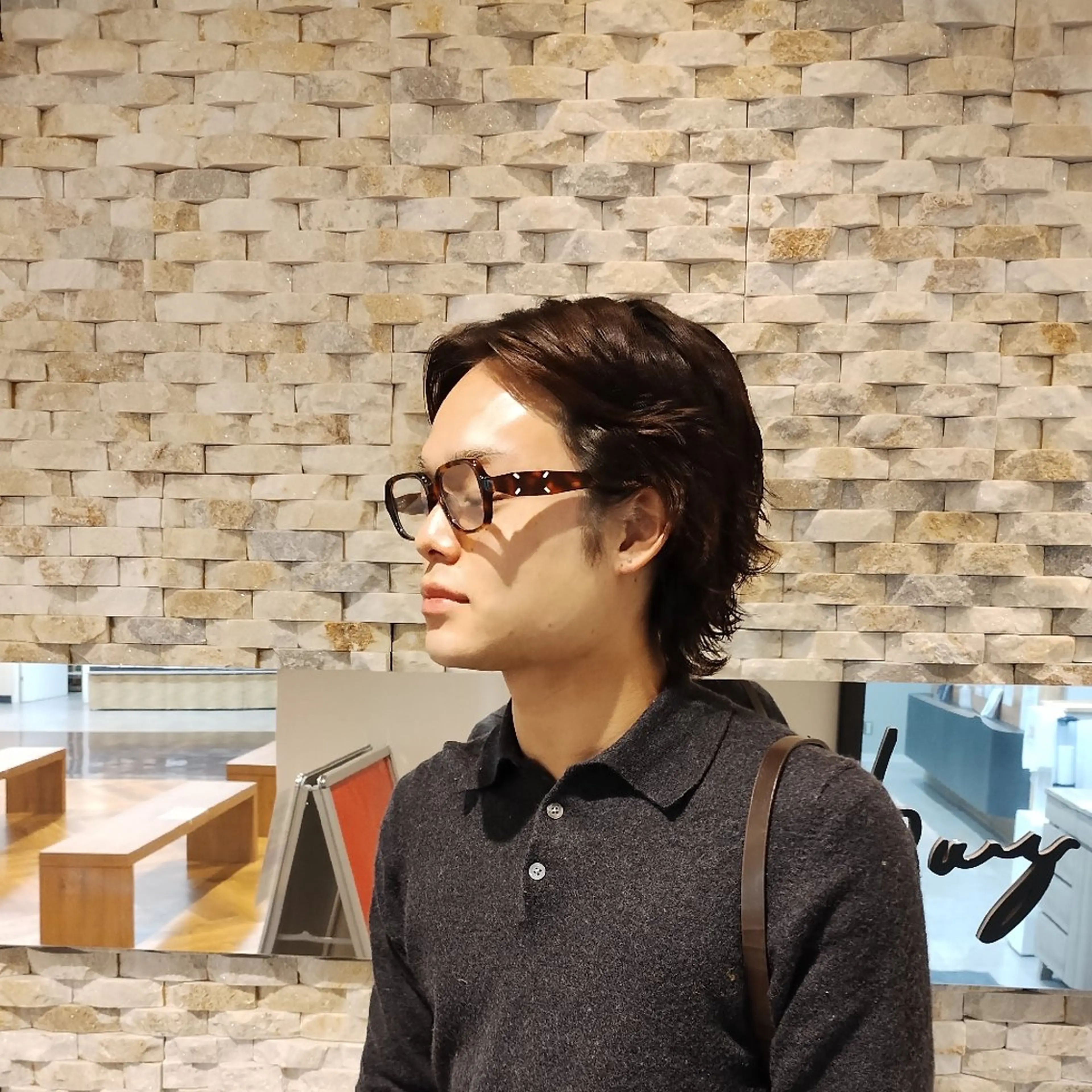 パーマ カラー ウルフカット 大澤 透のヘアスタイル
