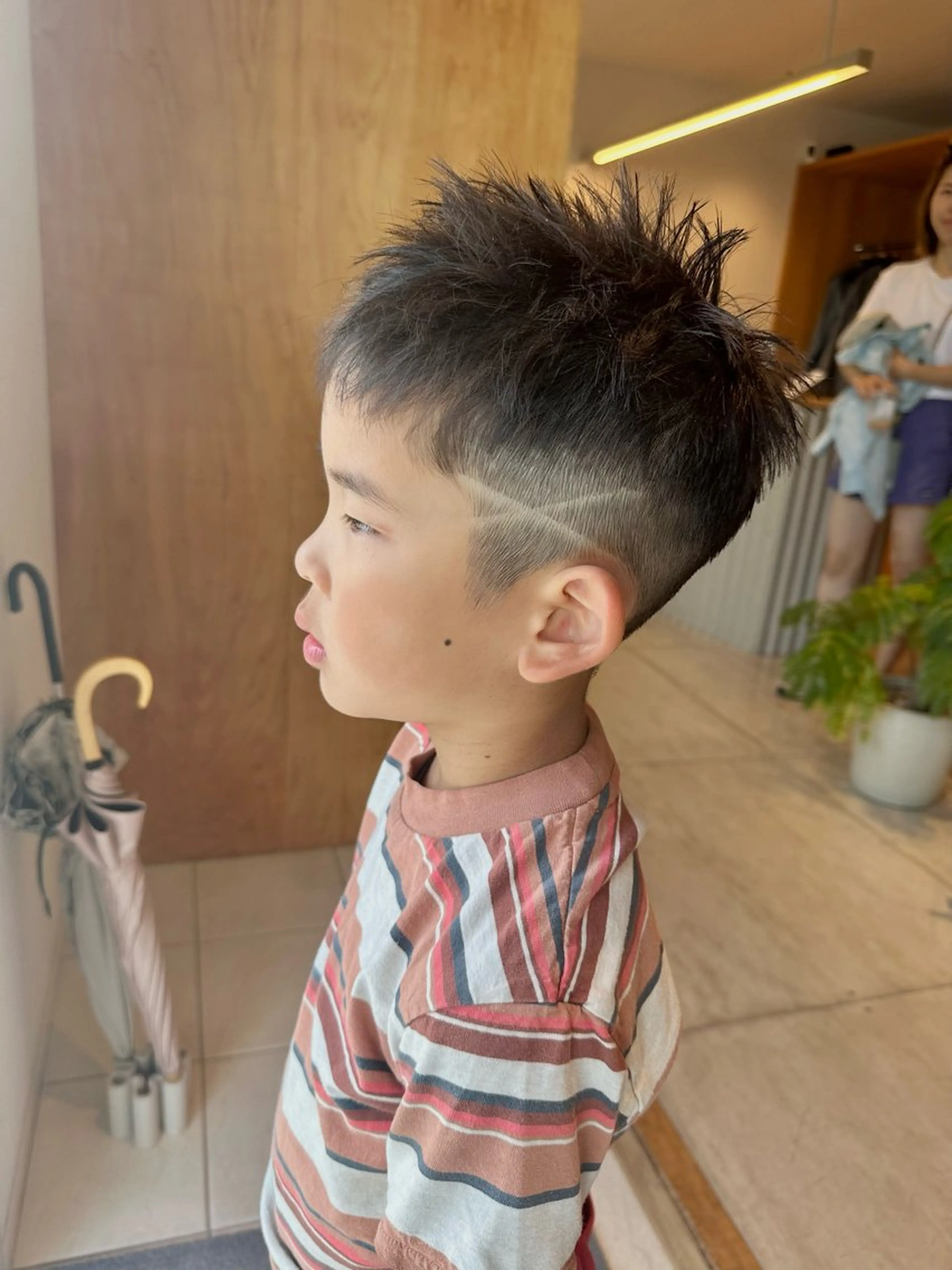 ショート メンズ メンズパーマ達人/ フェード/イツキのヘアスタイル