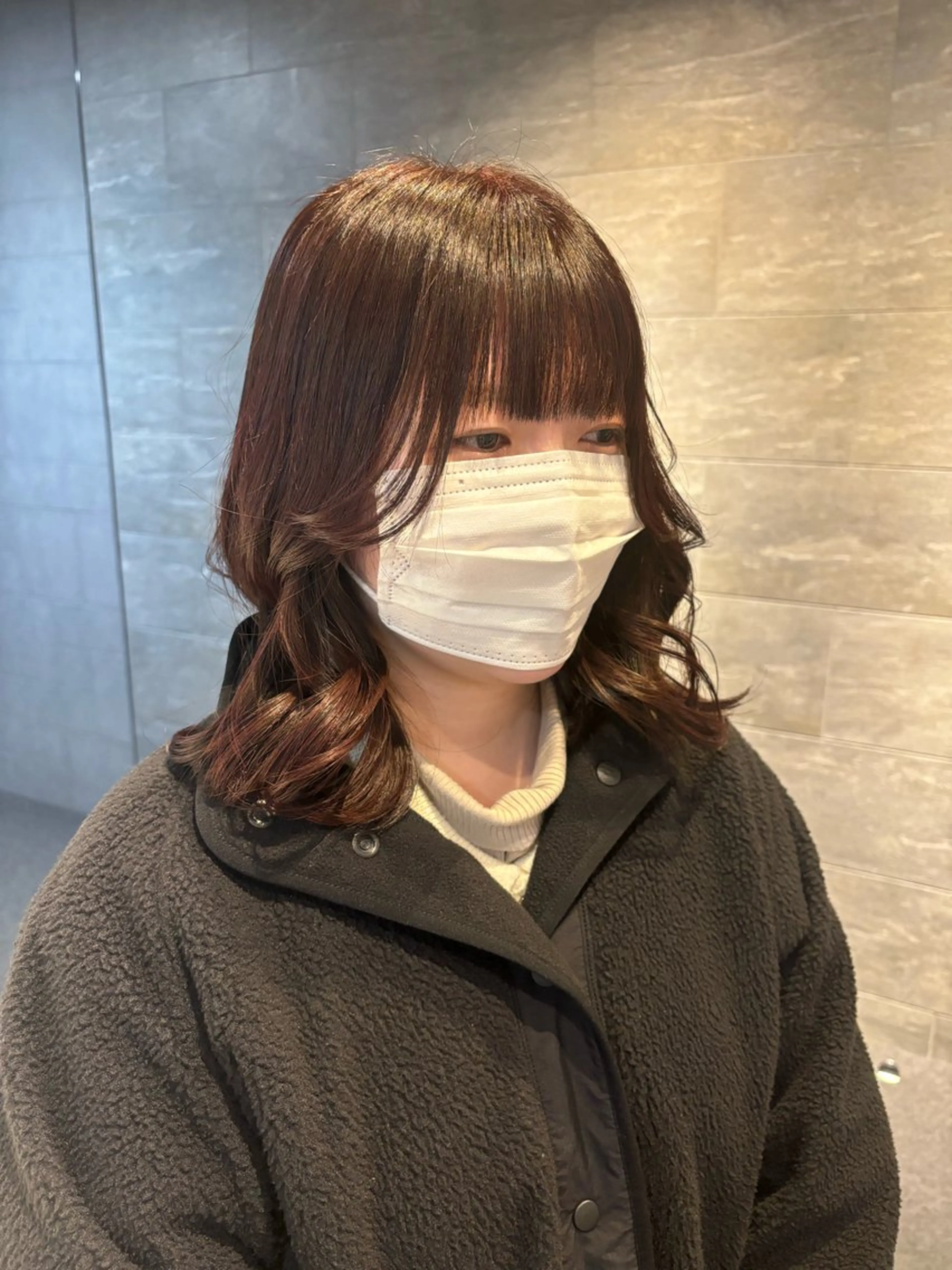カラー ヘアカラー ツヤ髪🎀暖色カラー さとあみのヘアスタイル