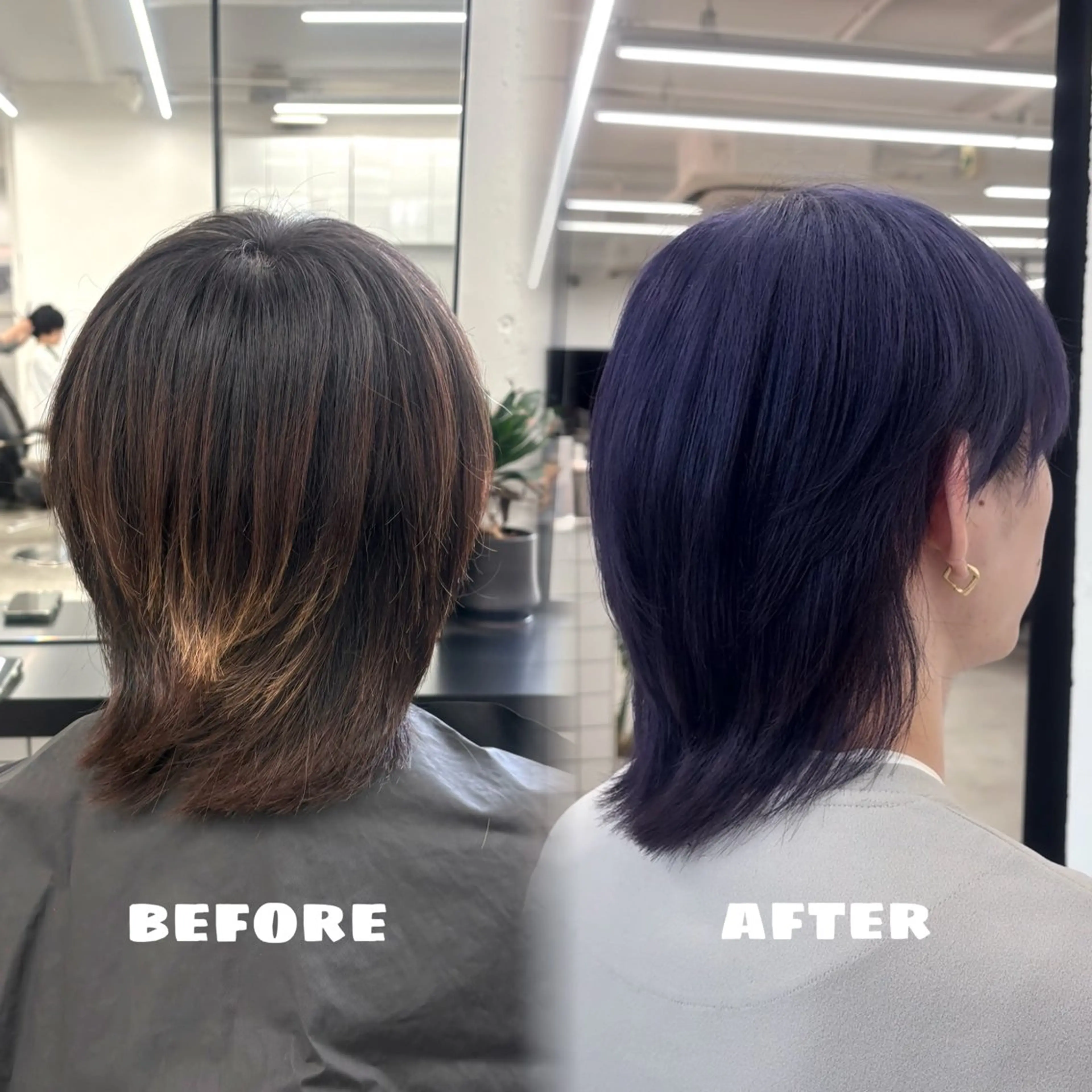 ショート カラー ブリーチ ブルーカラー ブルーラベンダー ハイトーンカラー ラベンダーカラー ヘアカラー トリートメント 🌟ゆりあ🌟 JILLSTUDIOのヘアスタイル