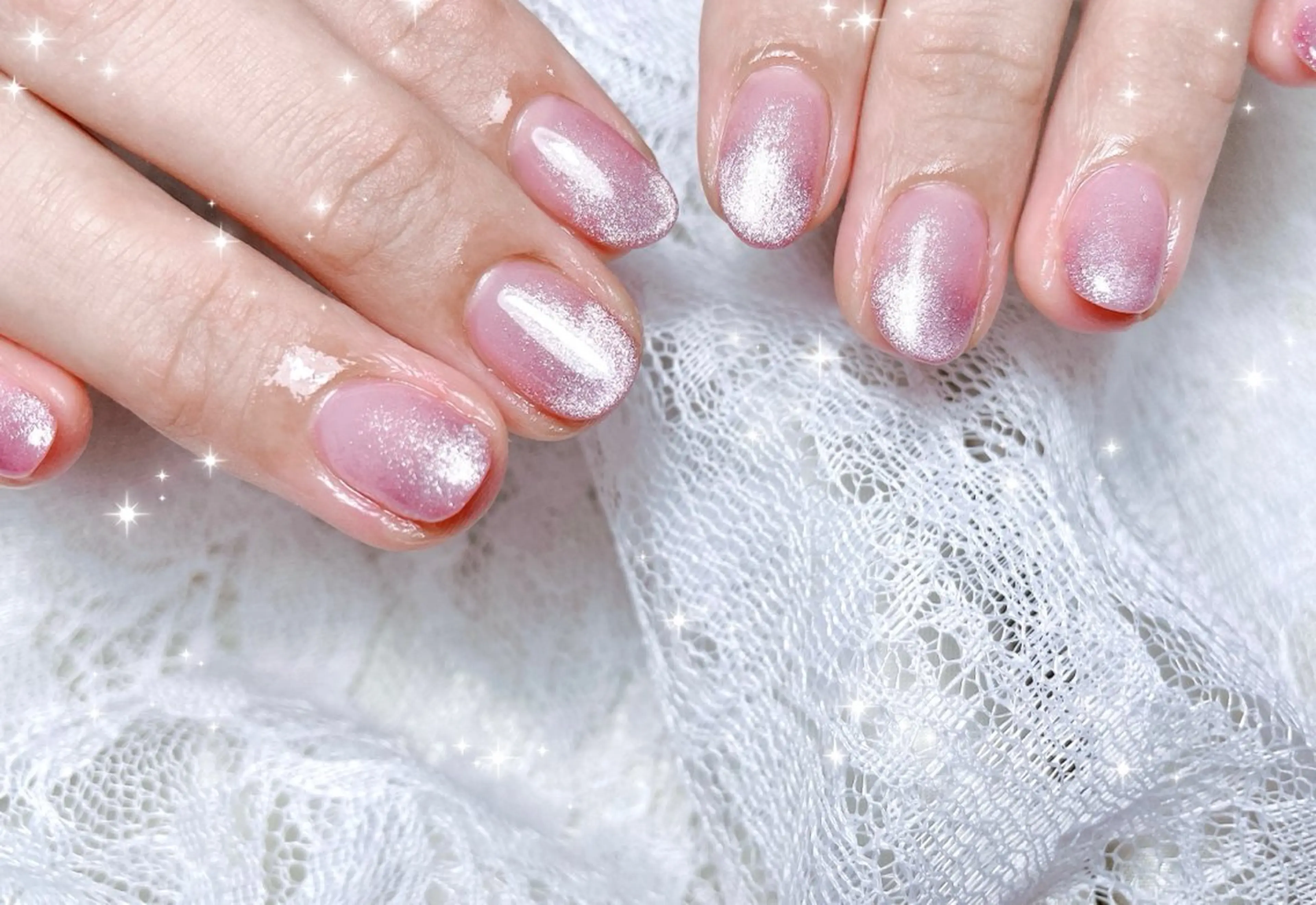 ネイル マグネットネイル ハンドネイル FLARE NAIL フレアネイルのネイルデザイン
