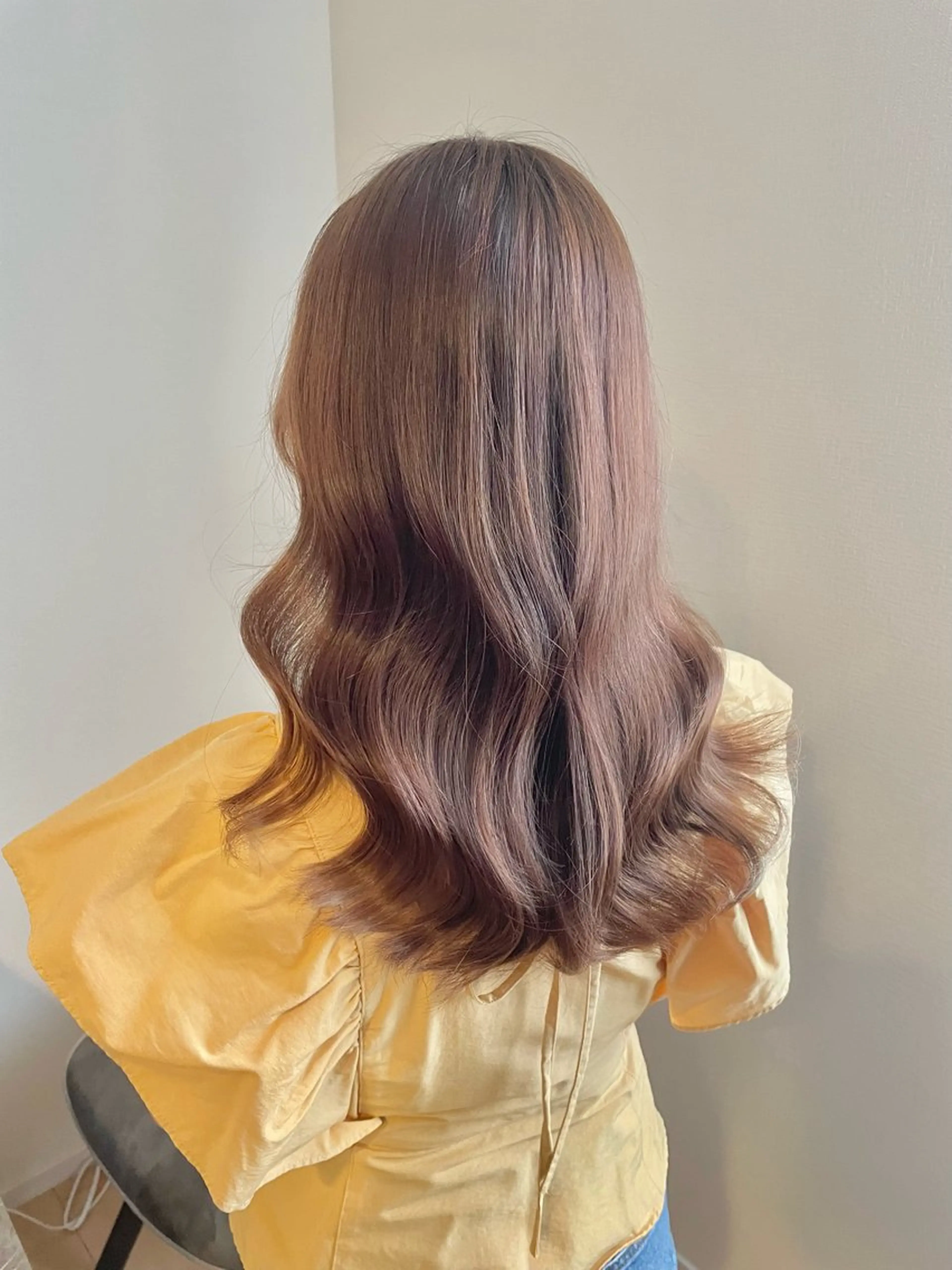 ロング カラー カット トリートメント 👑髪質改善カラー 中垣斗希のヘアスタイル