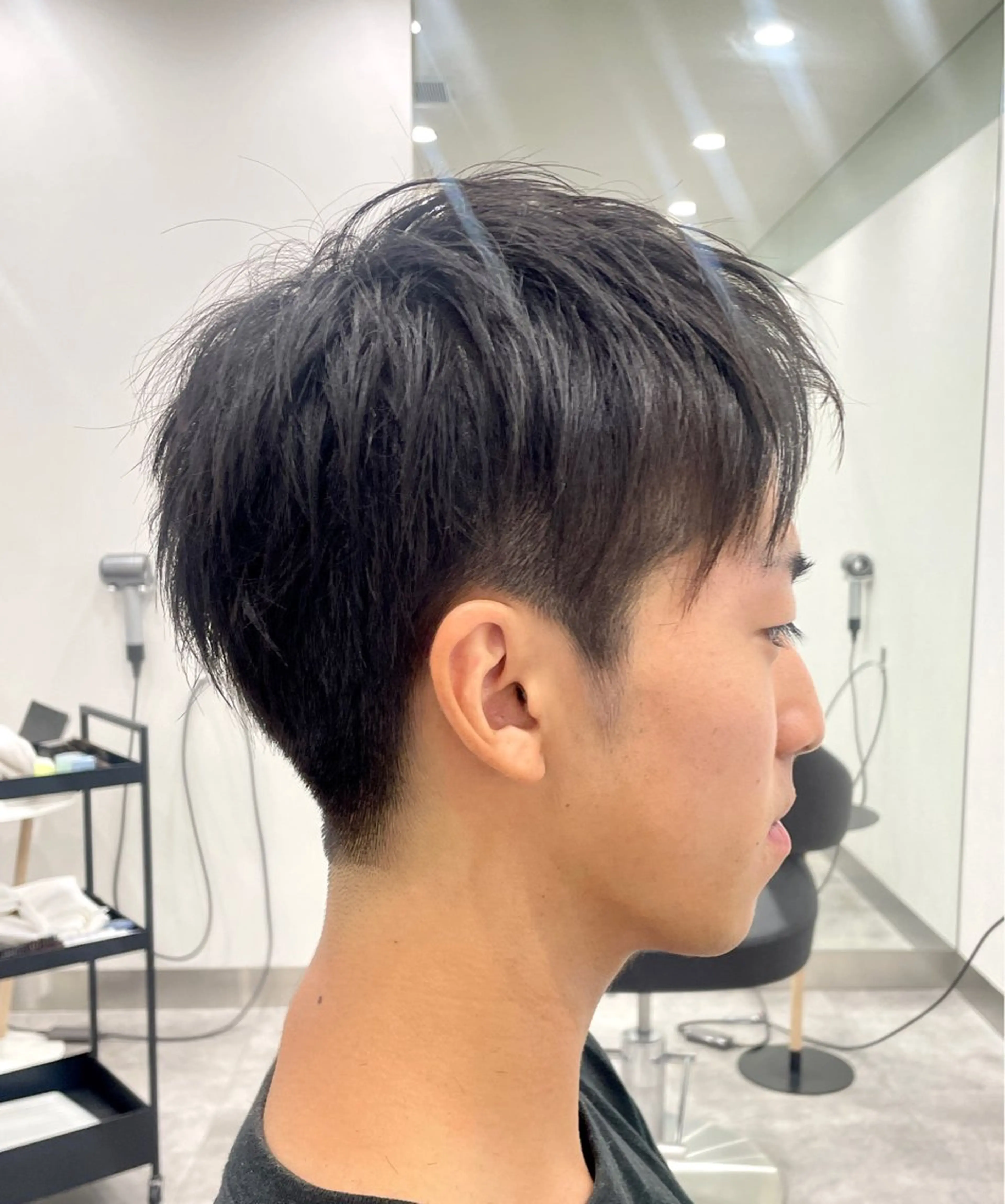 ショート ヘアアレンジ メンズ メンズブリーチ メンズ韓国風 ボブ 韓国風ヘア レイヤーカット カット 💝似合わせカット& カラーＵｒｕｎａ💝のヘアスタイル