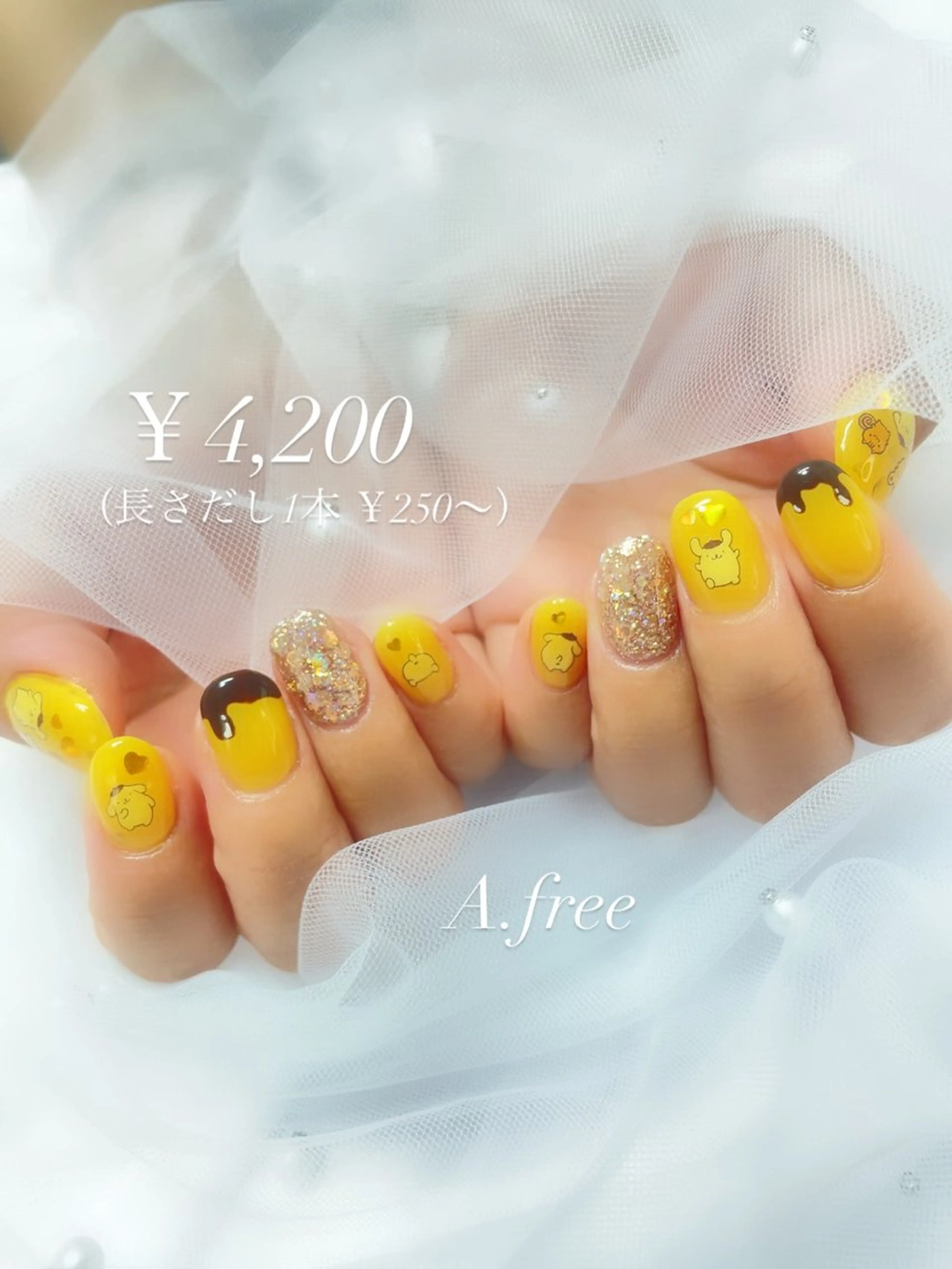 ネイル ジェルネイル ハンドネイル A.free✧*｡ アレルギー対応✧*｡のネイルデザイン