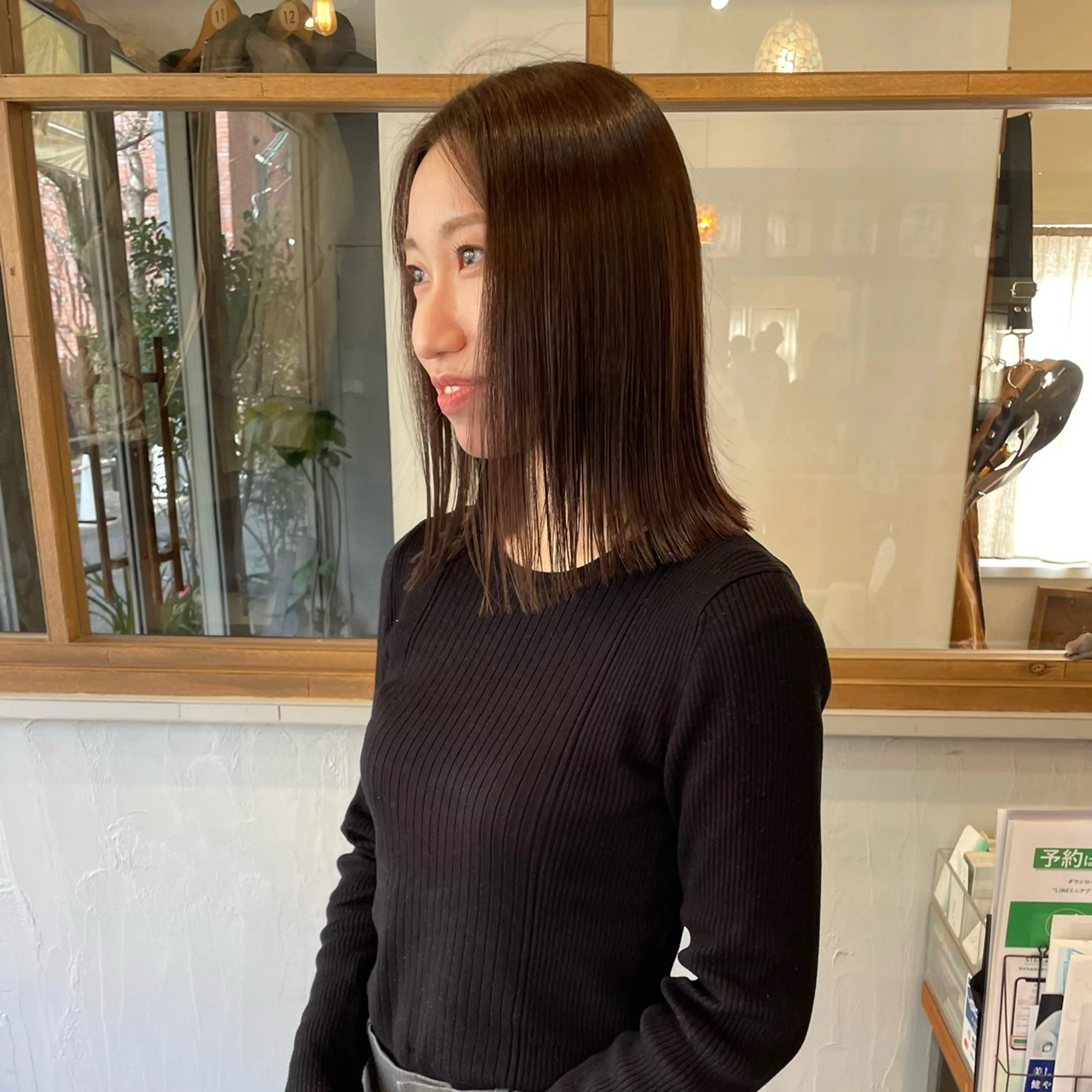 ミディアム カラー 平地 晃人のヘアスタイル