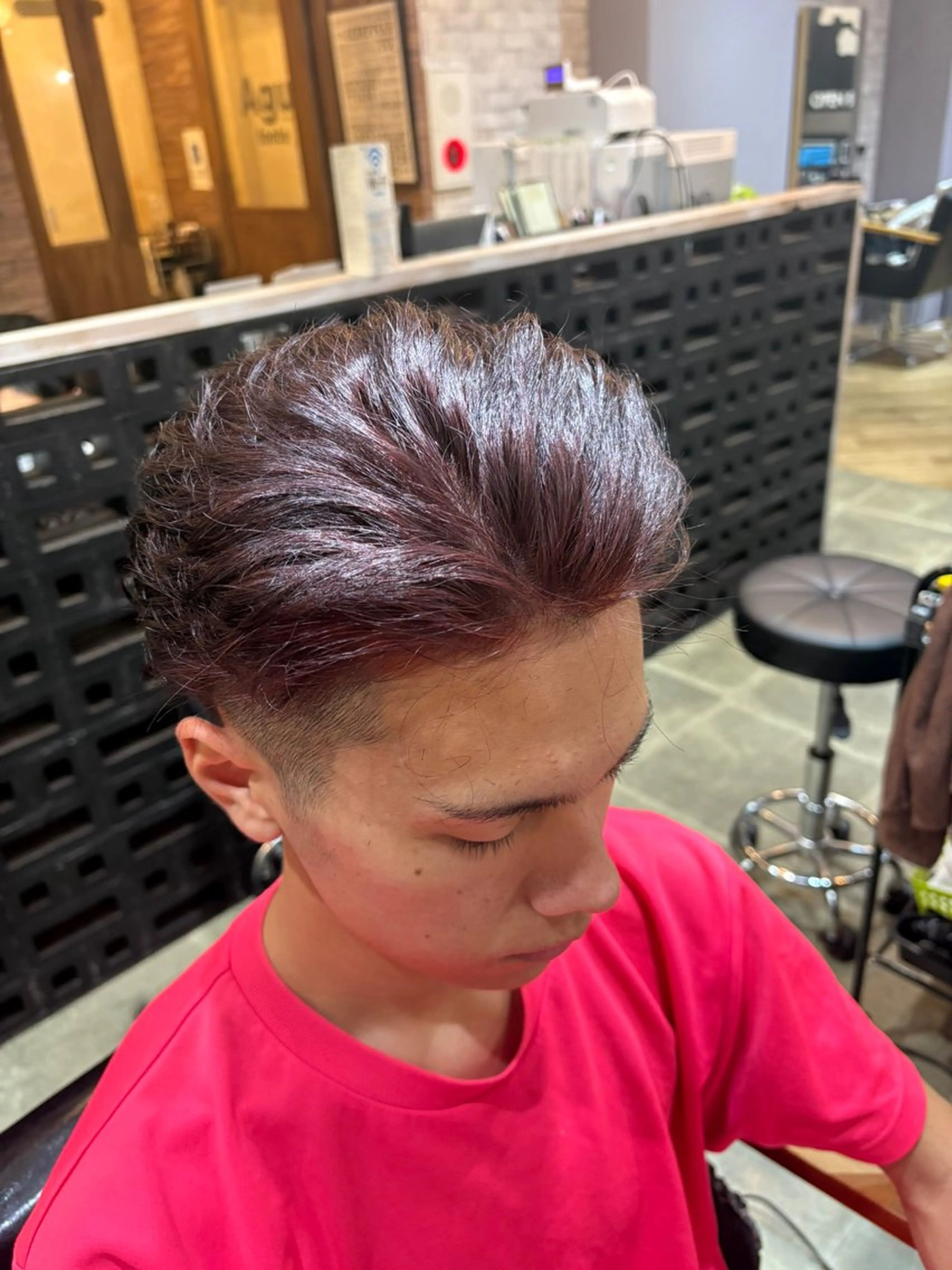 メンズ カット ヘアカラー トリートメント agu hair fonte   大泉学園所属・園田 彩音のヘアスタイル