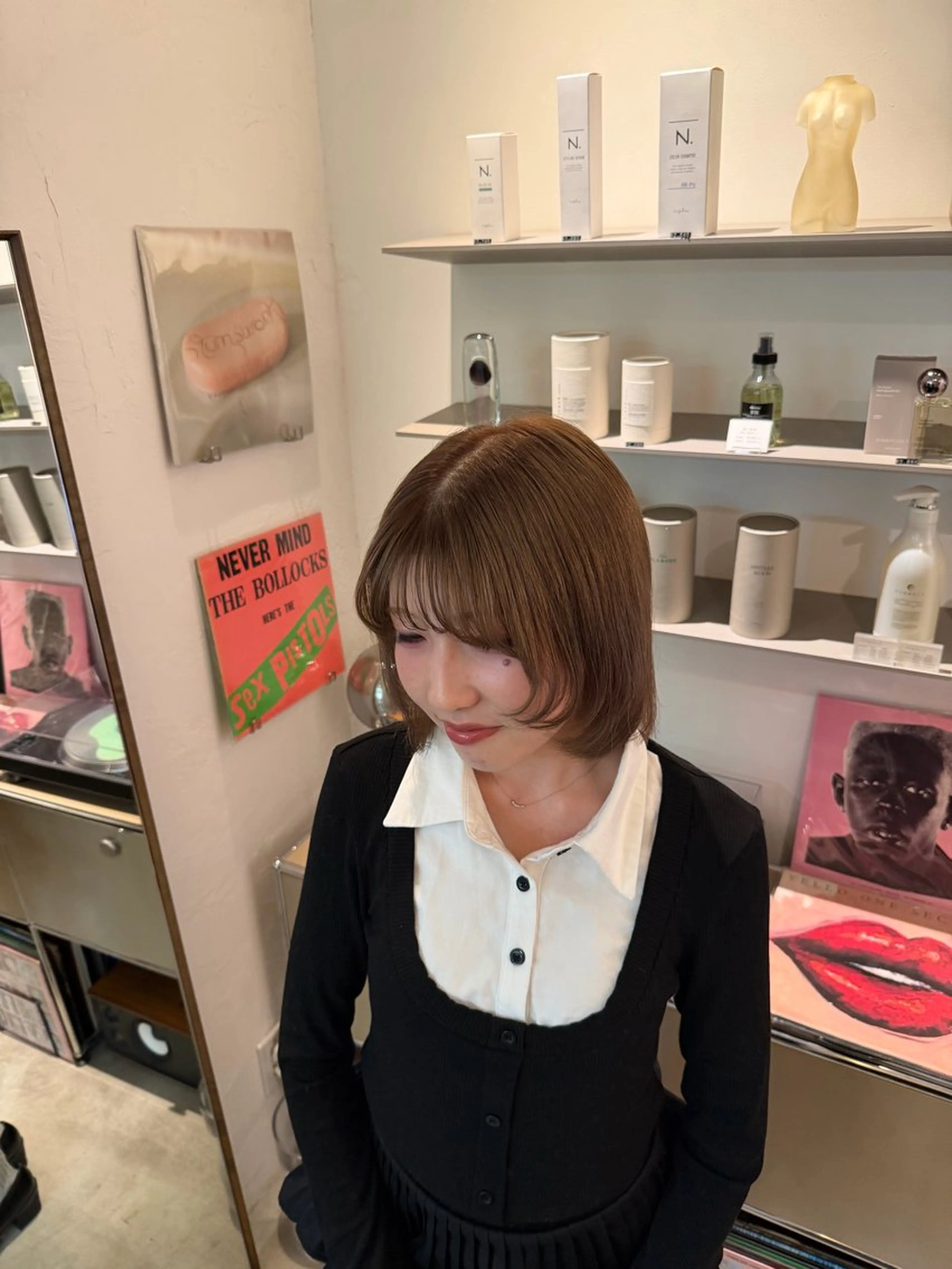 ミディアム ヘアカラー トリートメント Tsukasa/ ハイトーン/寒色のヘアスタイル