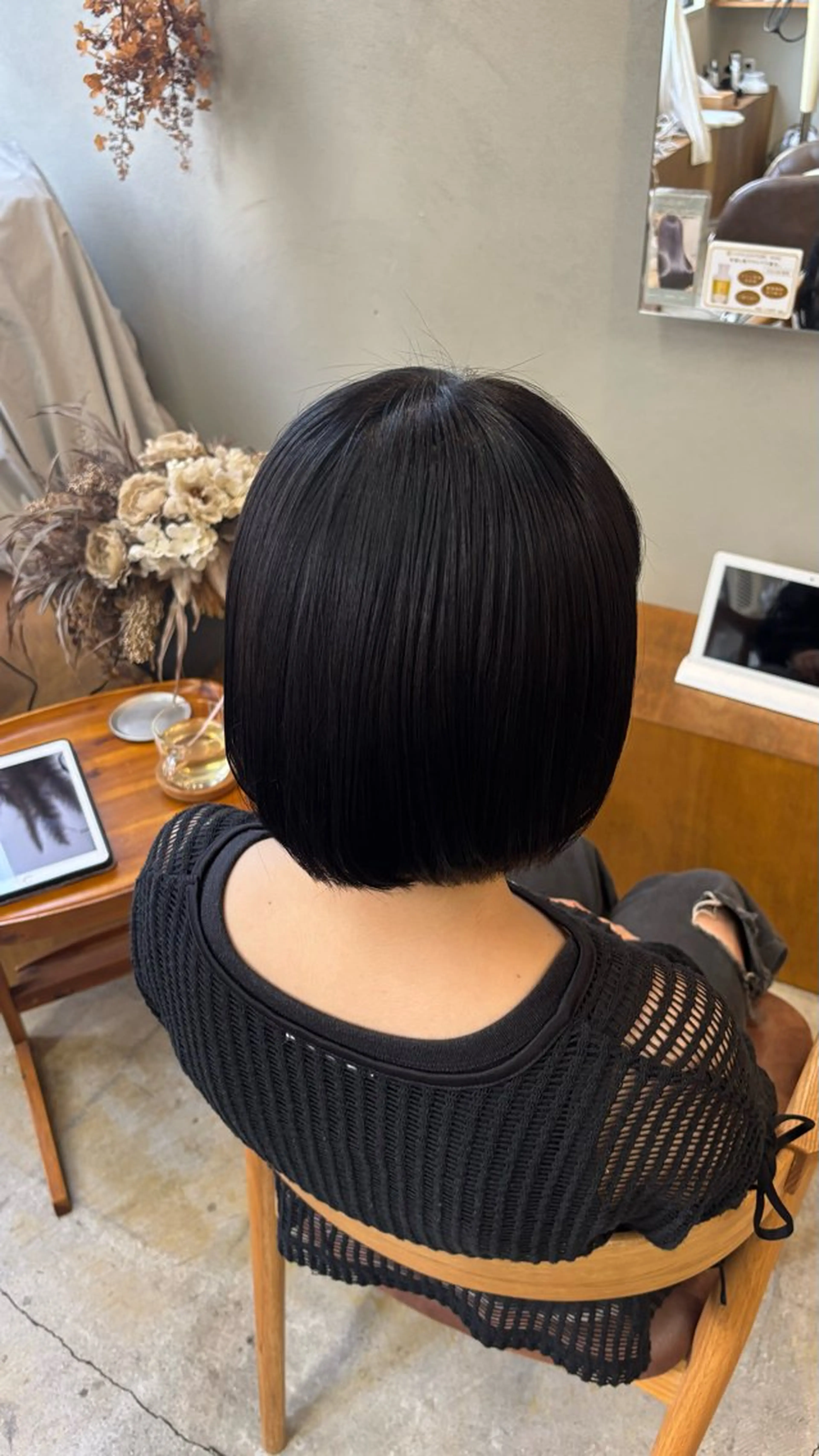 カラー 透明感カラー ダークグレー ダークグレージュ グレージュ ヘアカラー 🌷花屋併設🌷 岡本明日実のヘアスタイル