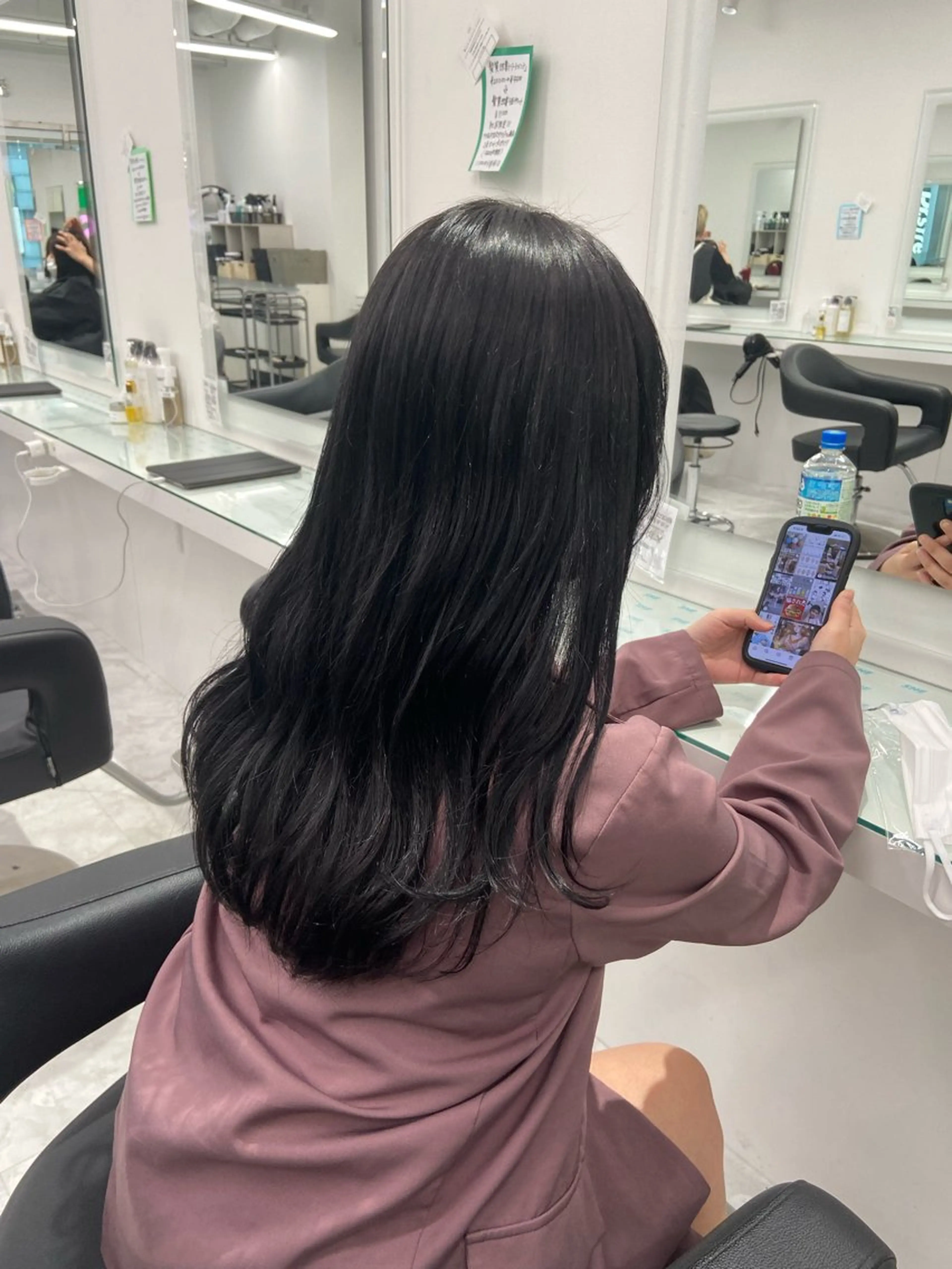 ロング ヘアカラー トリートメント 池袋/艶カラー✖️ ☘️DEMURAのヘアスタイル