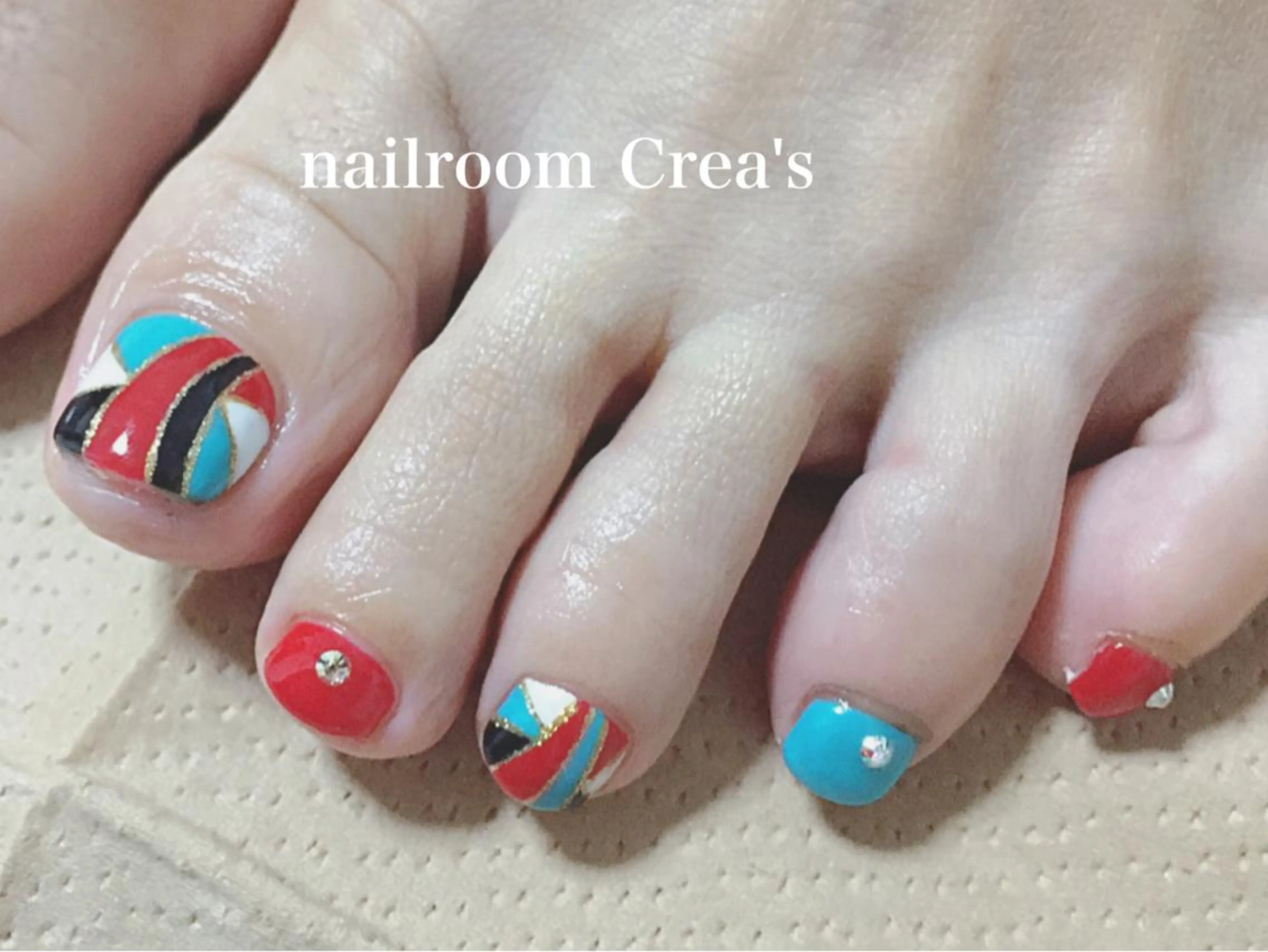 ネイル フットネイル nailroom Crea'sのネイルデザイン