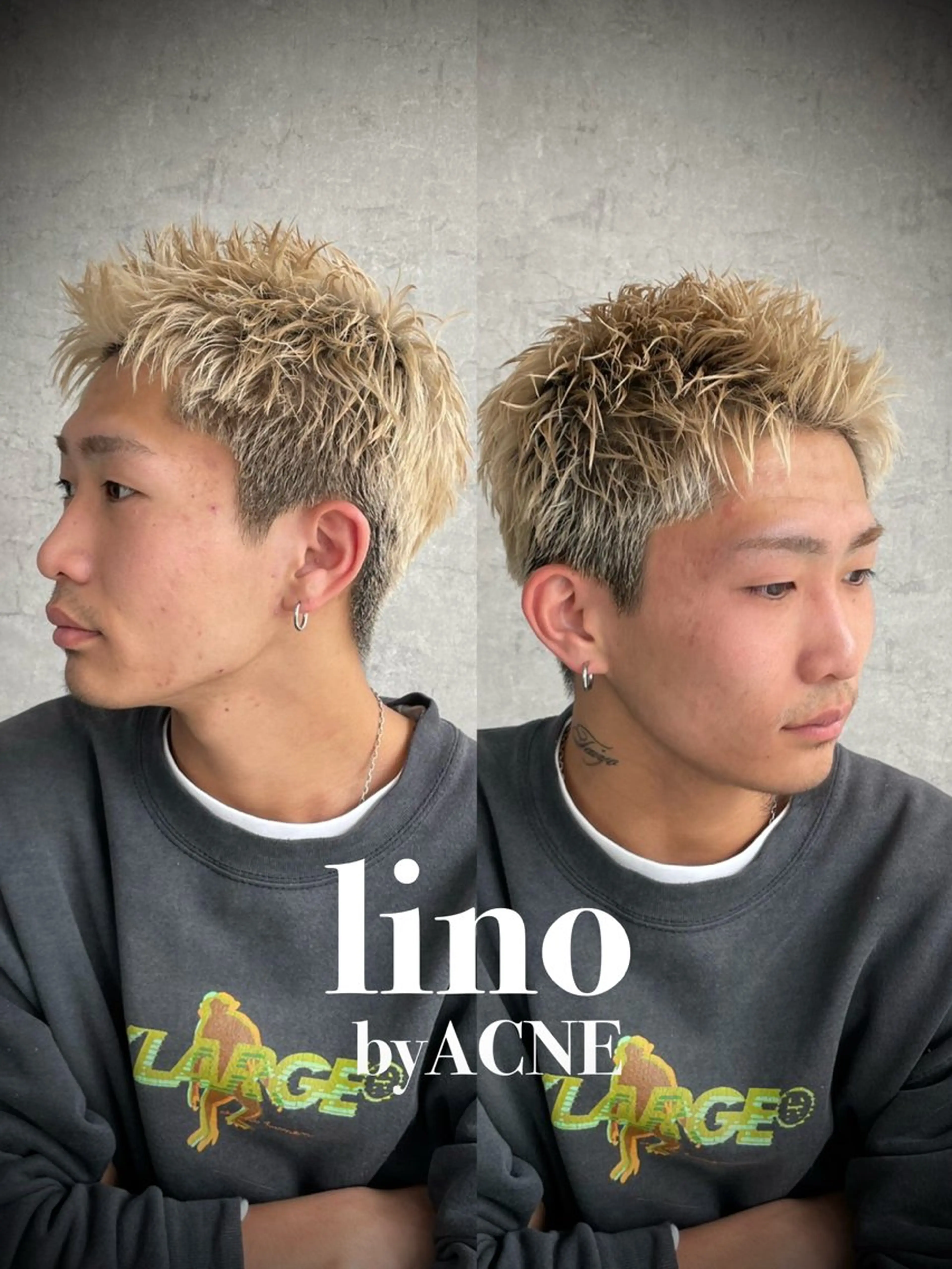 【🔥minimoメンズカット限定価格🔥】スパイキーショート＋シャンプー＋ヘアセットの写真