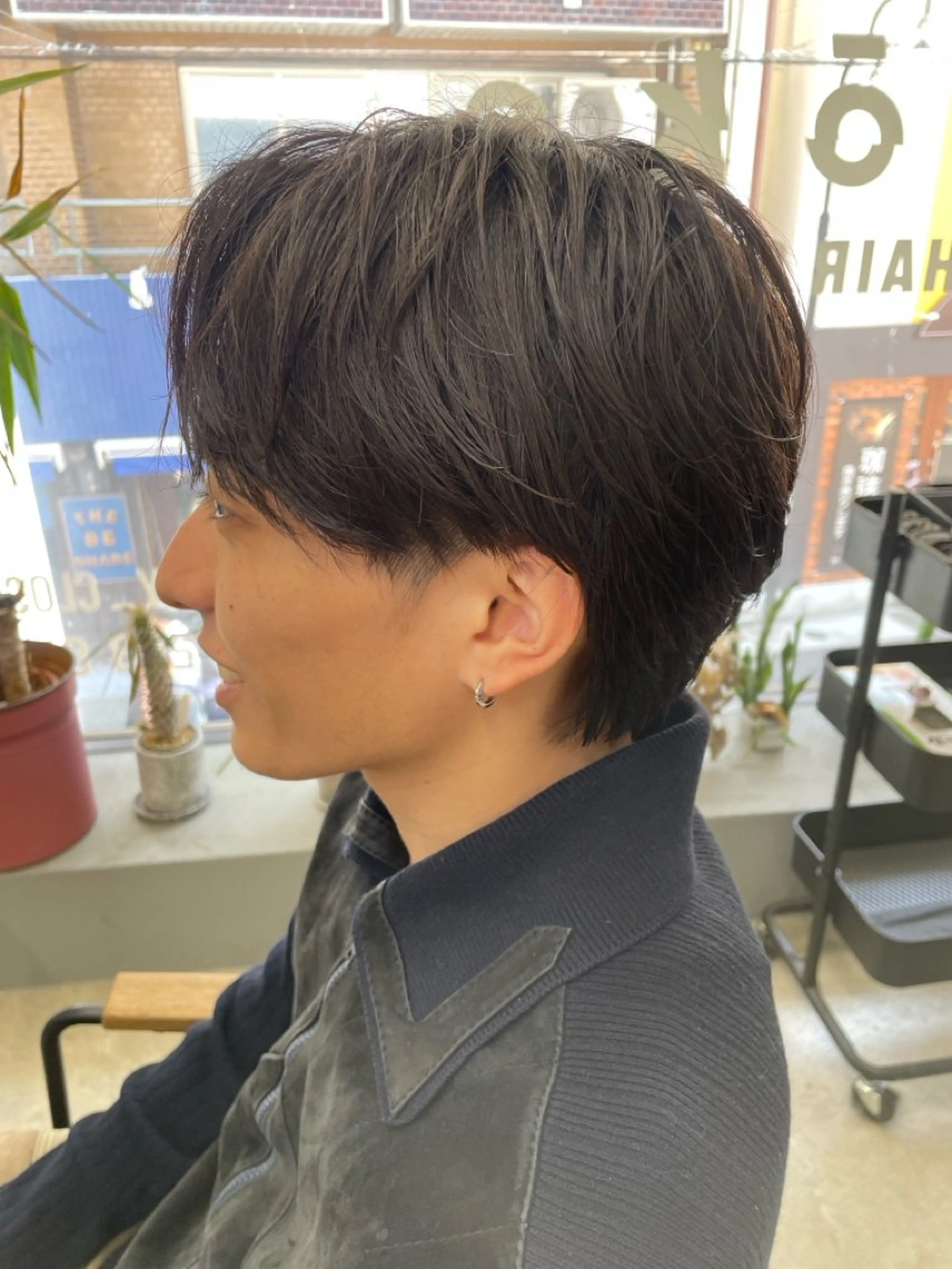 ショート キッズ カット ヘッドスパ メンズ専門サロン wokeのヘアスタイル
