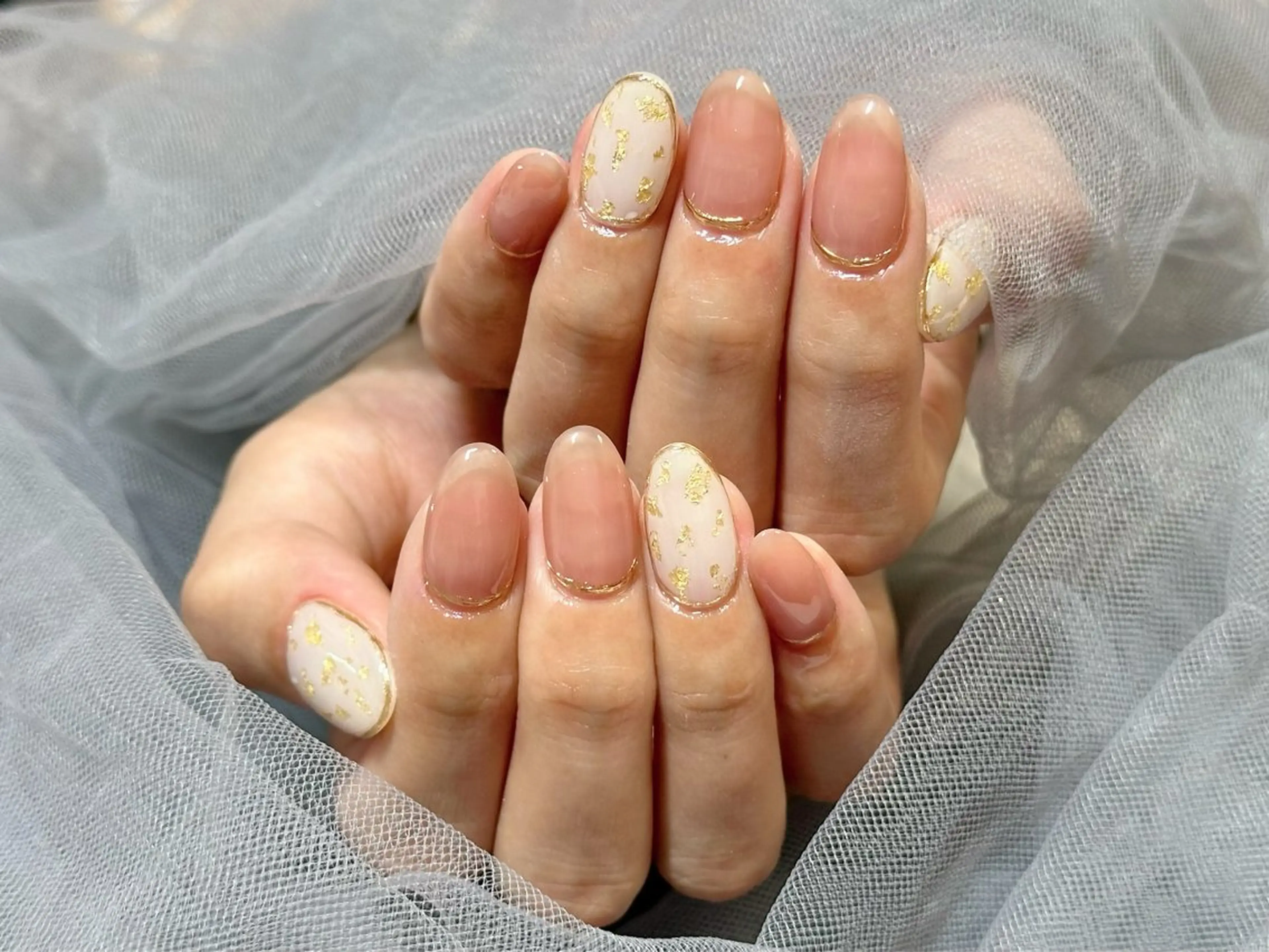 ネイル ニュアンスネイル シンプルネイル ハンドネイル KURELLY所属・Nail Salon KURELLYのネイルデザイン