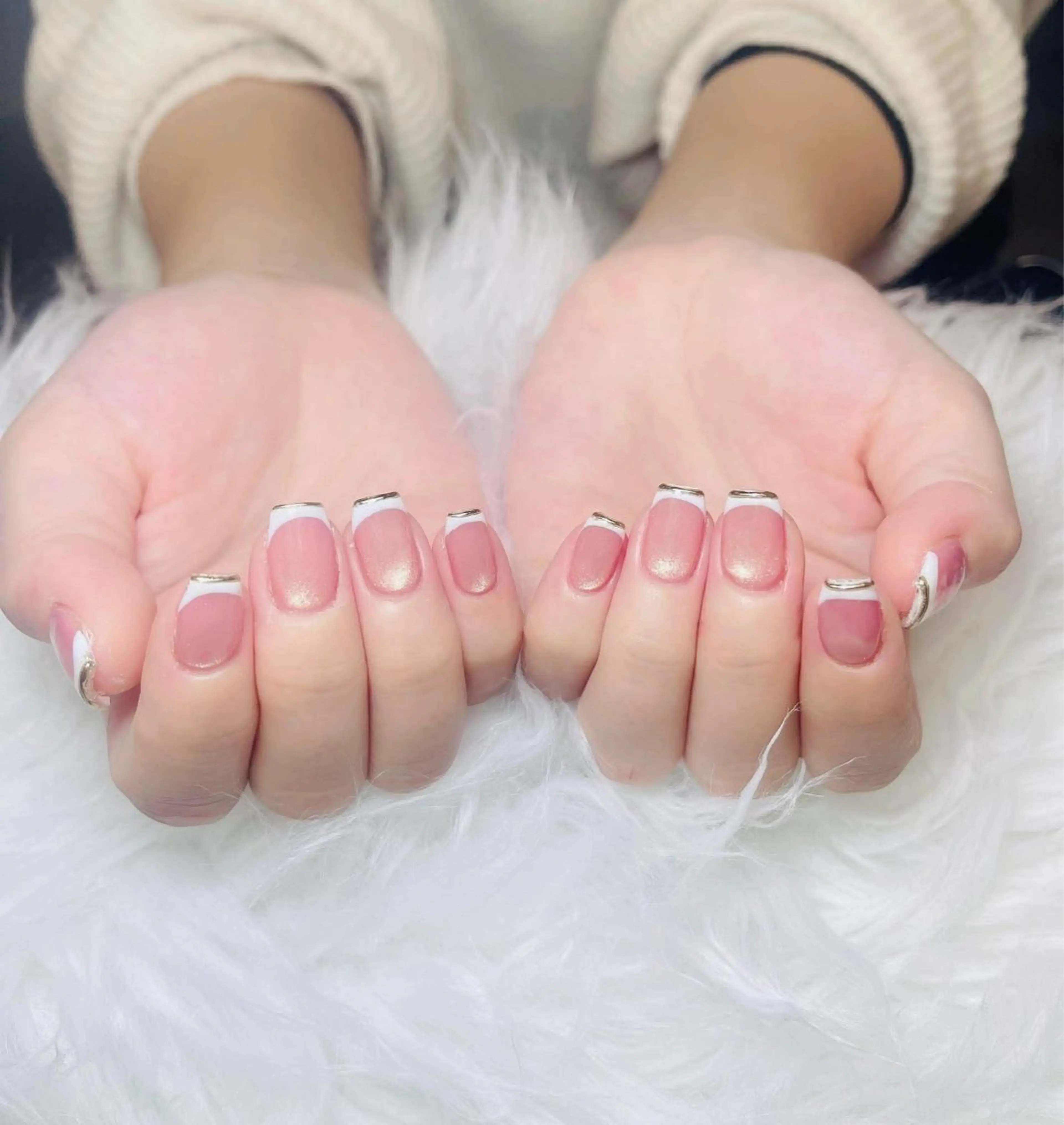 ネイル オーロラネイル チークネイル フットネイル フレンチネイル ハロウィン ハンドネイル Lumi Nail 新大久保3‘のネイルデザイン