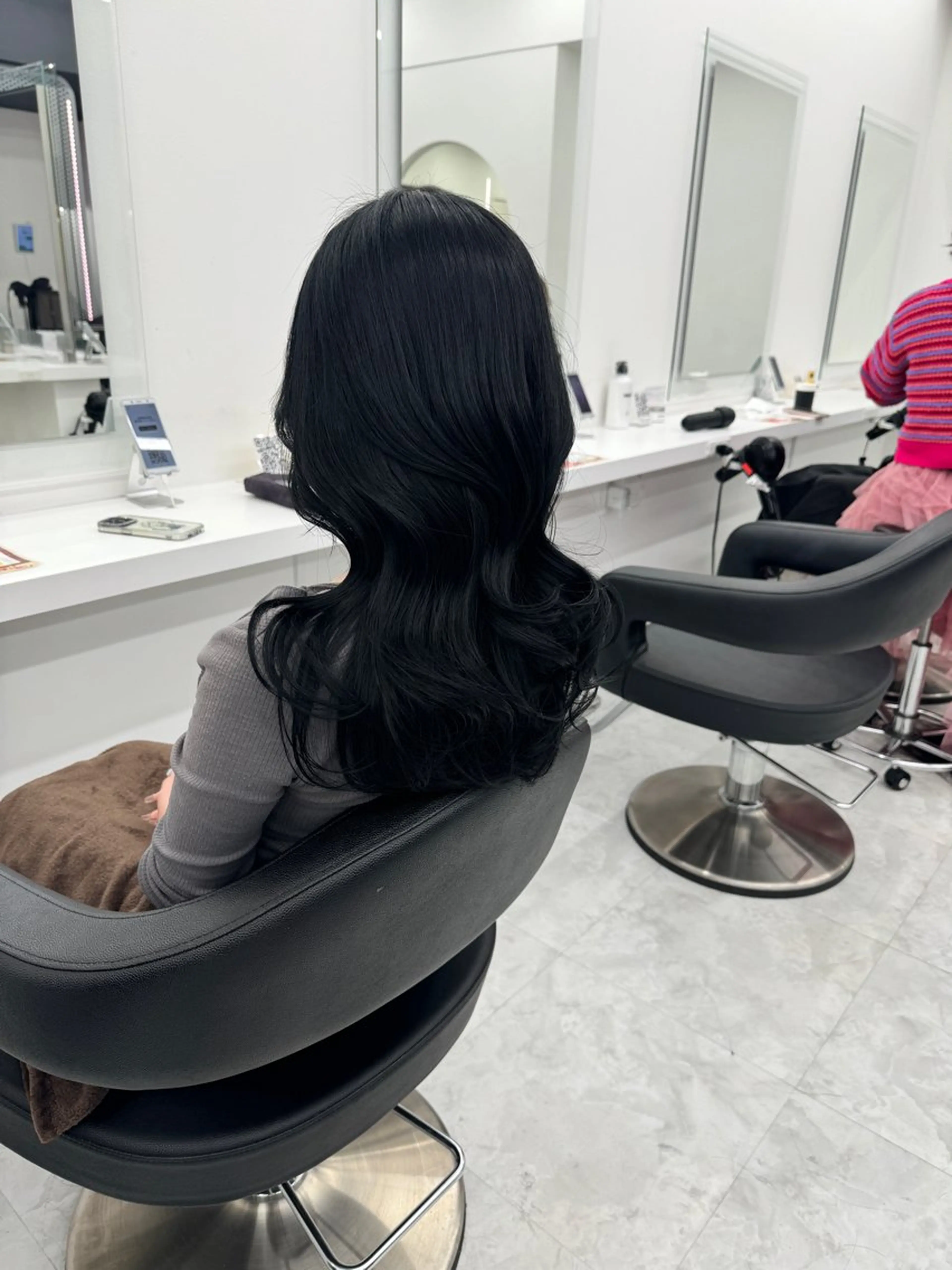 セミロング カラー カット ヘアカラー トリートメント ヘッドスパ ヘアセット 💖透明感カラー＆暗 髪専門💖Akariのヘアスタイル
