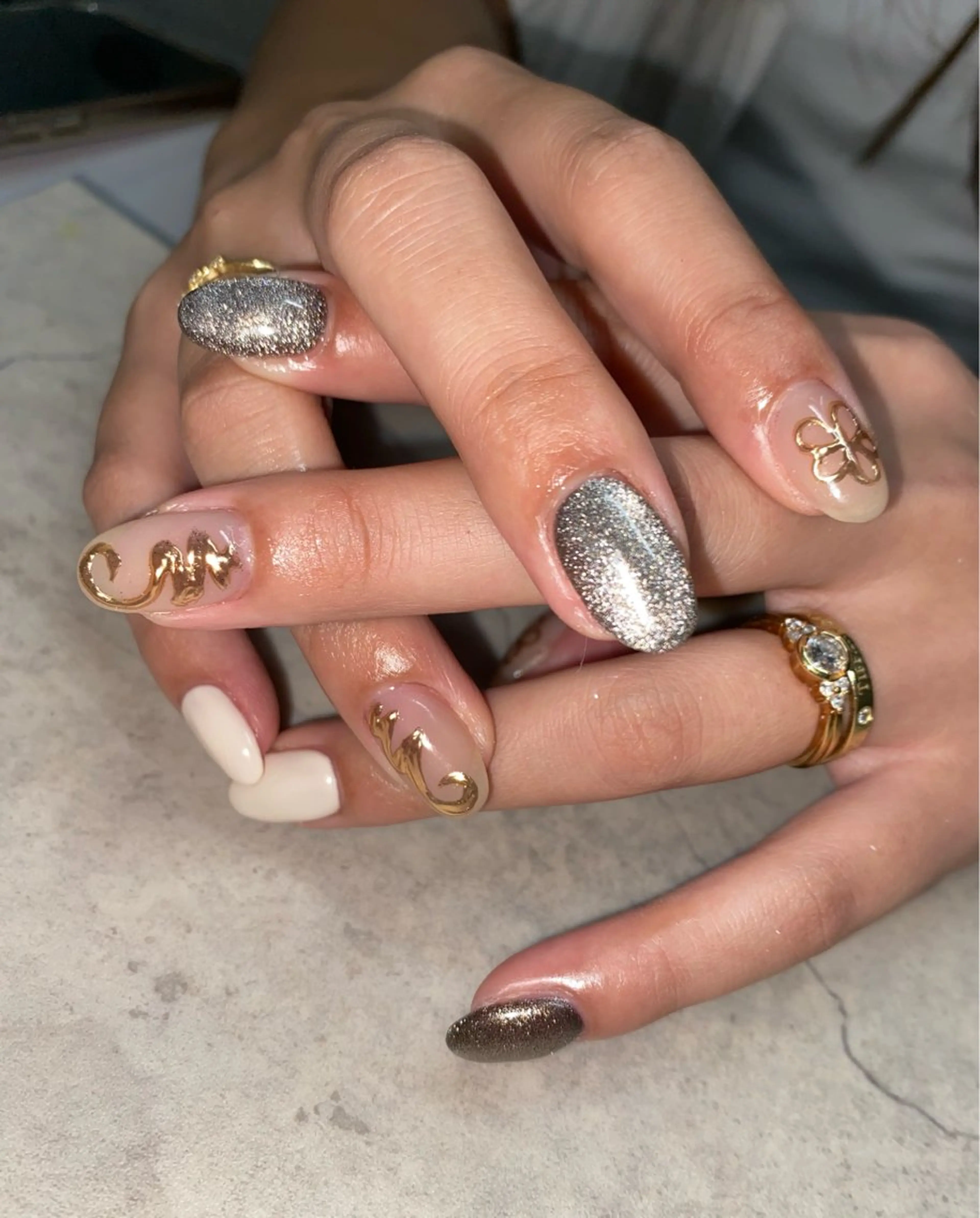 ネイル ニュアンスネイル ハンドネイル ハンドケア RaLa（ネイル&アイラッシュ）所属・🫧RaLa ⭐︎AYAKA🫧のネイルデザイン