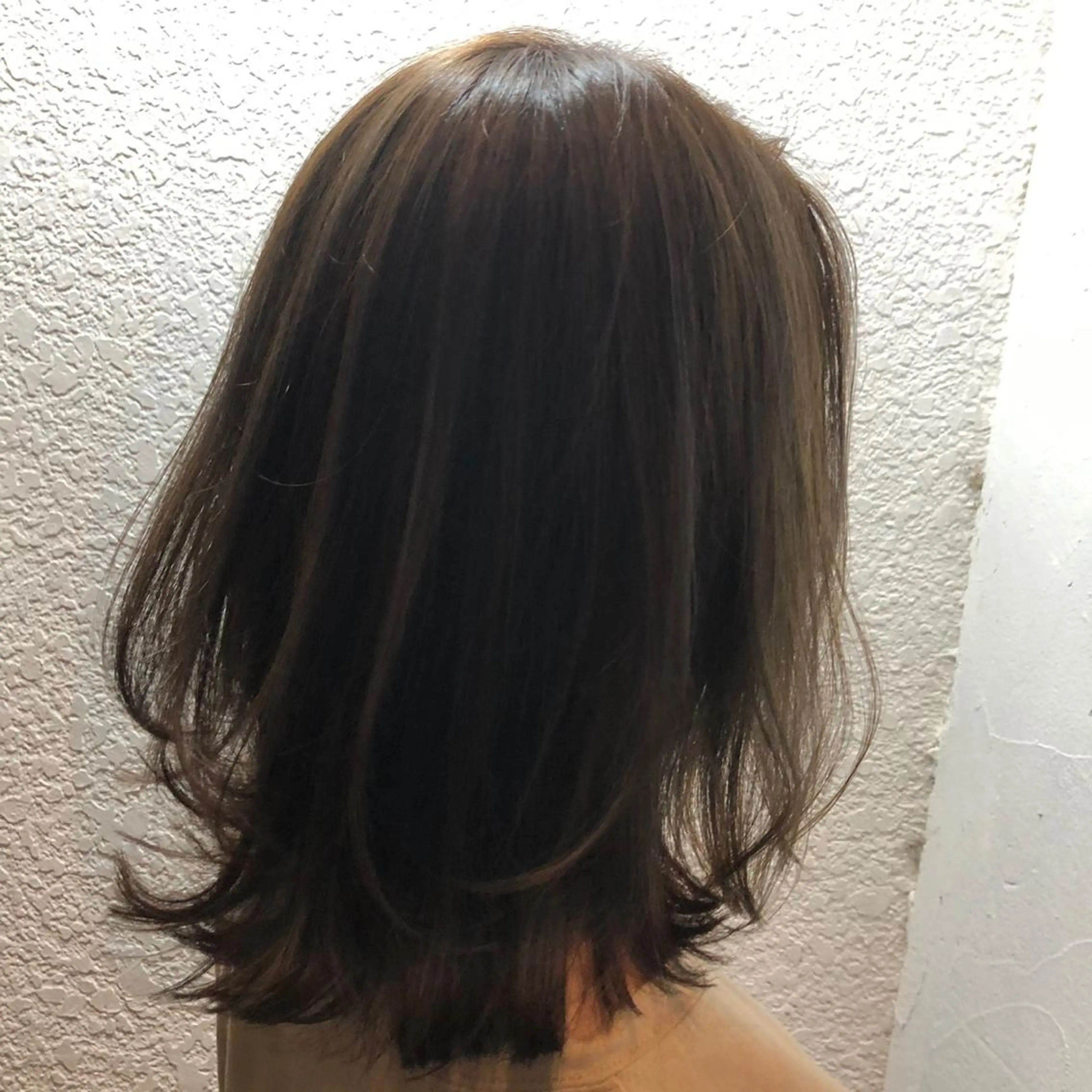 ミディアム Sherry大国町所属・髪質改善×縮毛矯正 ×艶カラーNAOのヘアスタイル