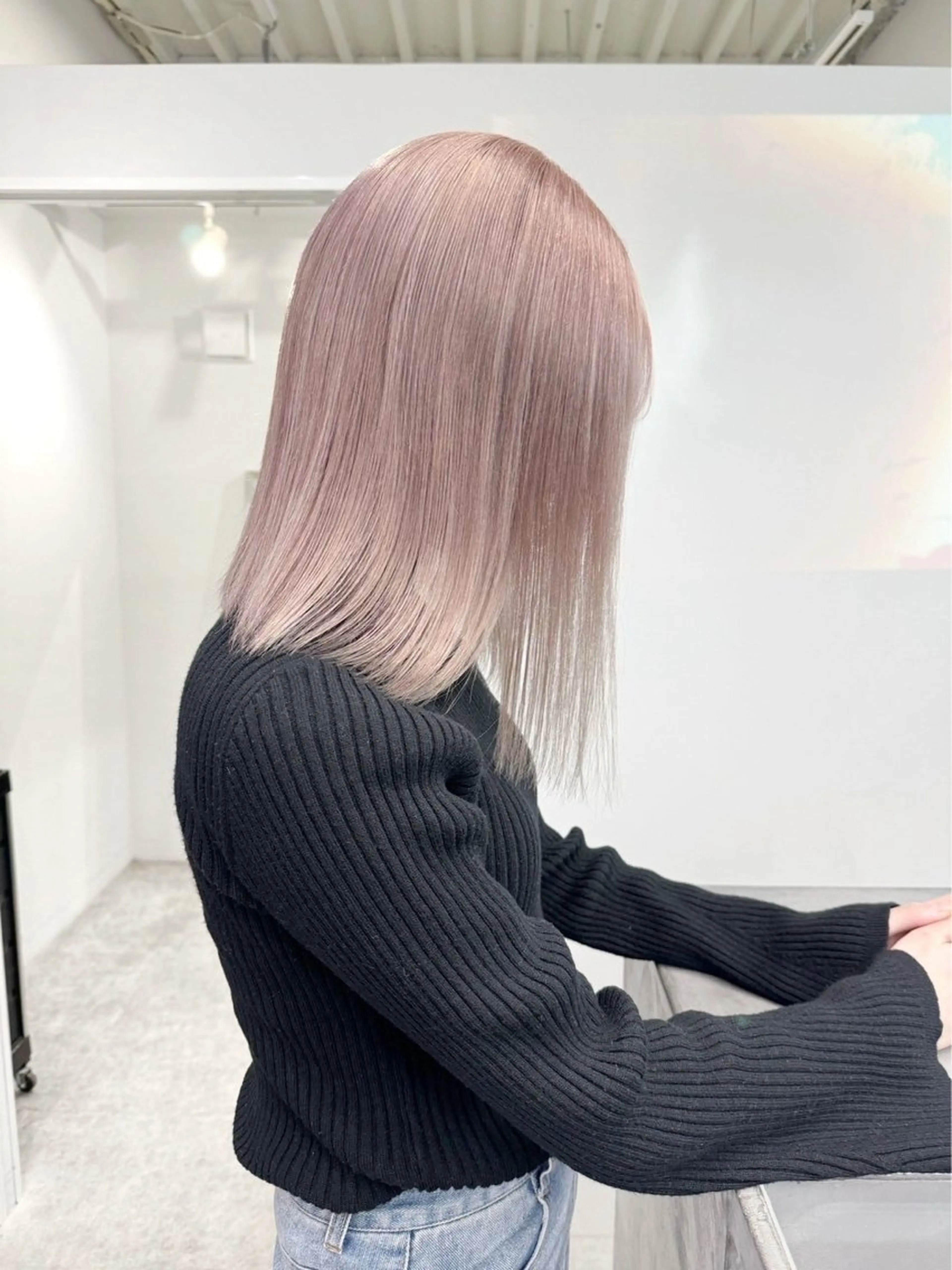 【平日10:00~限定 "レディース" 】ダブルカラー🥣️🩵( ブリーチ+カラー )の写真