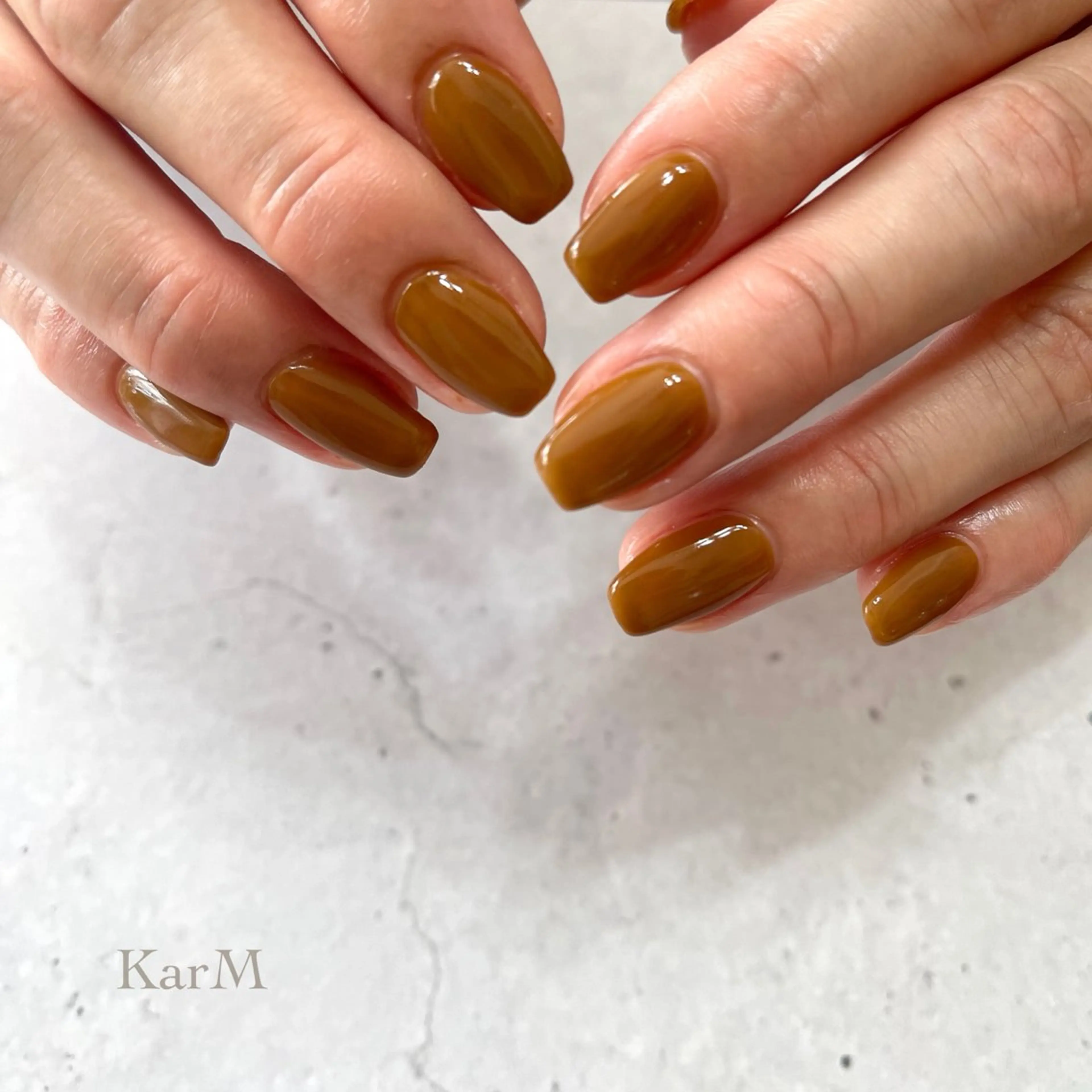 ネイル オーロラネイル チークネイル フットネイル フレンチネイル 韓国ネイル ハンドネイル ogino karinのネイルデザイン