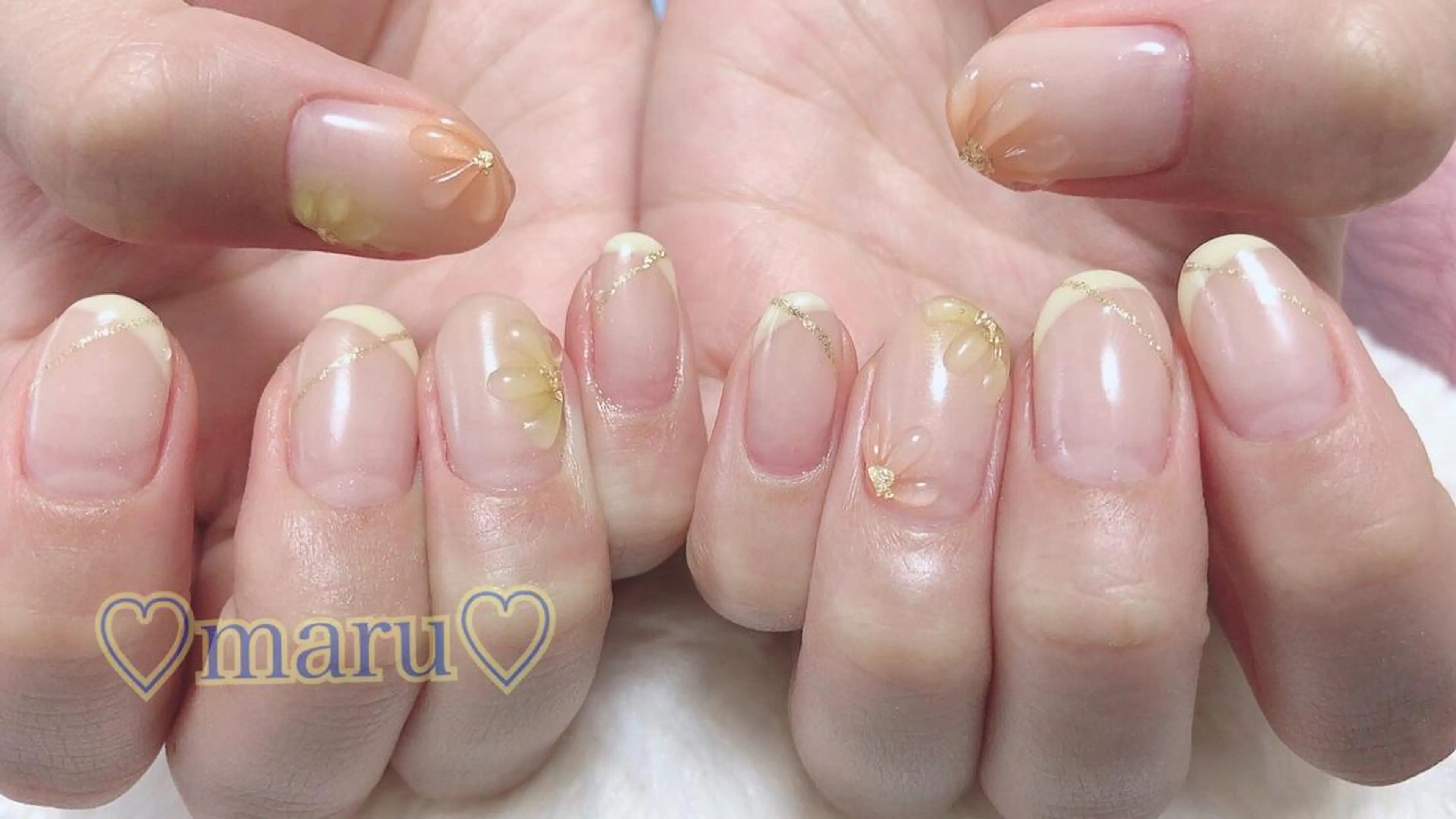 ネイル ハンドネイル フットネイル まるみ♡8/25- 31お休み🙇‍♀️のネイルデザイン