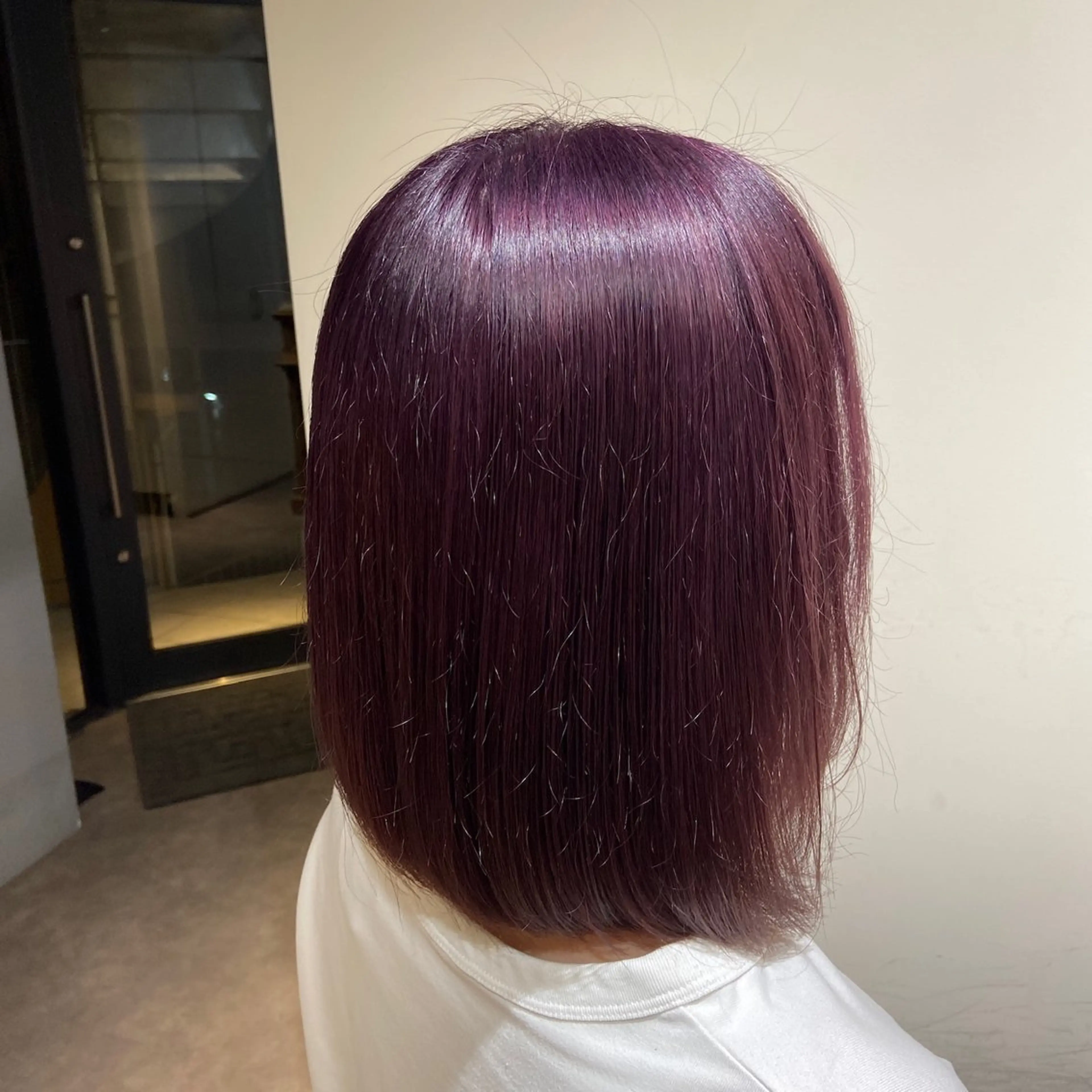 ミディアム カラー ブリーチ 👒oikawa kaede🍃のヘアスタイル
