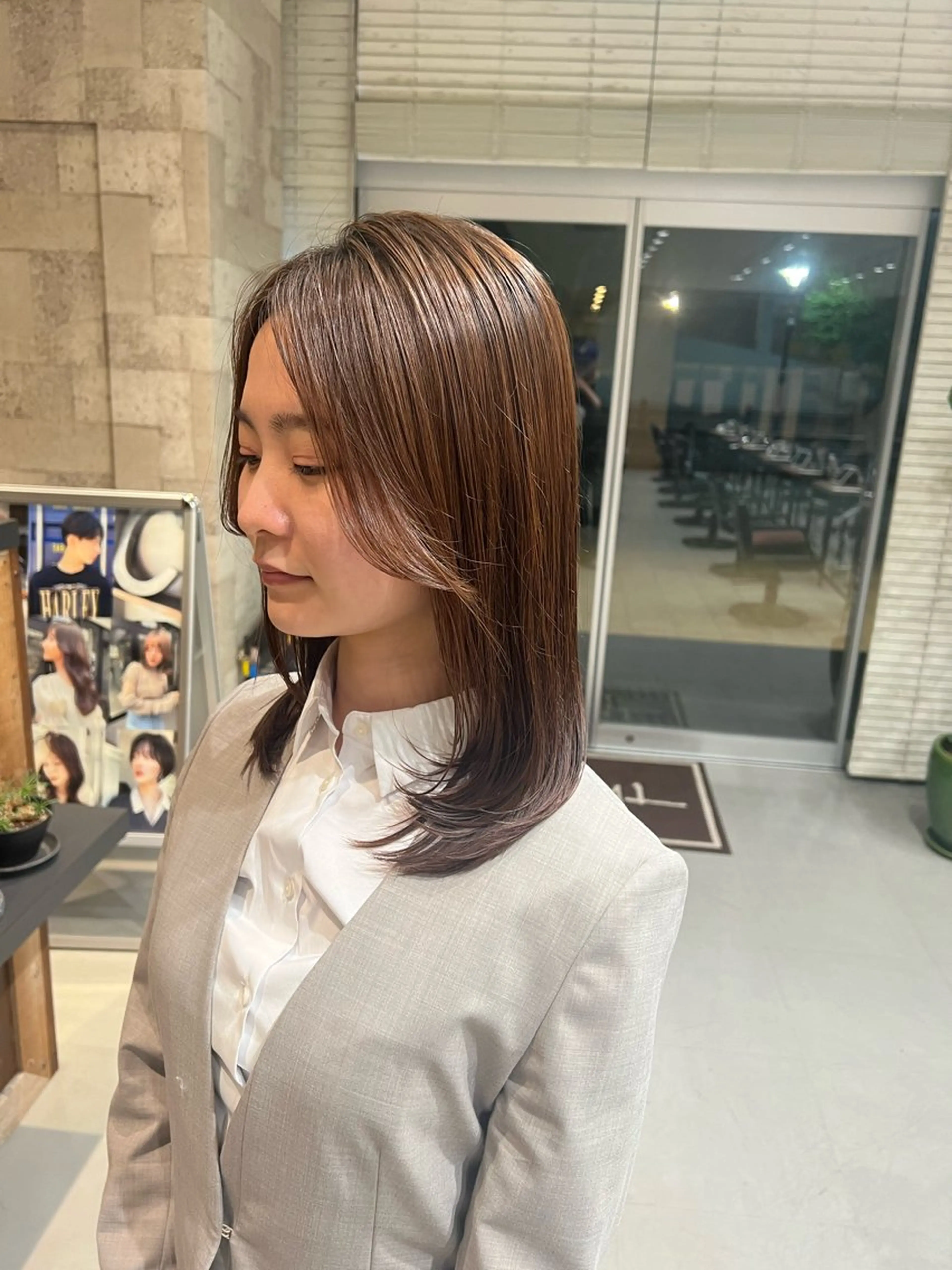 ミディアム カラー ヘアカラー ヘアセット Legit所属・《メンズ特化》 ✨スズキ ショウト✨のヘアスタイル
