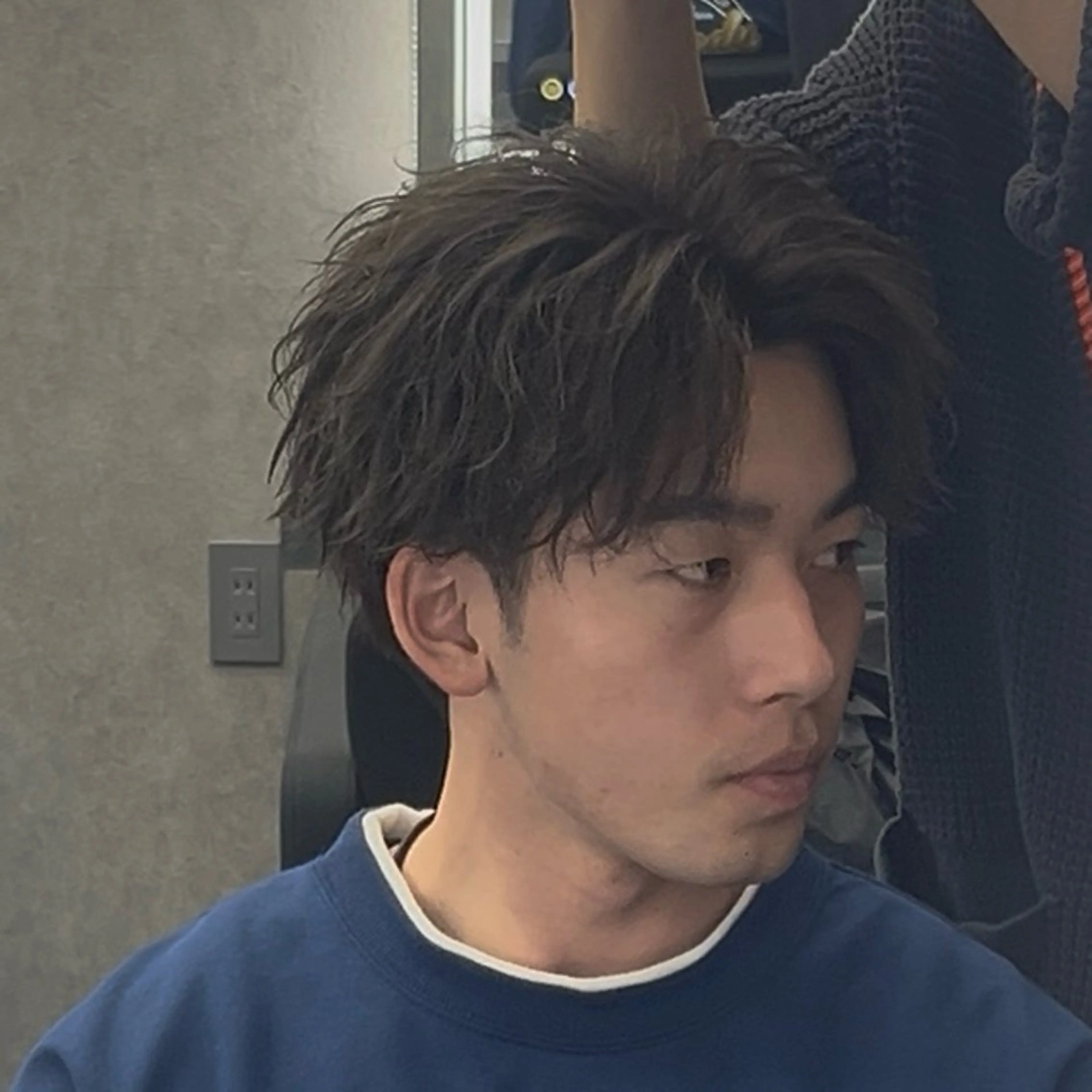 ショート カラー ヘアアレンジ メンズ グレージュ オリーブグレージュ オリーブグレー カット ヘアカラー 札幌メンズ特化/ RIKUのヘアスタイル