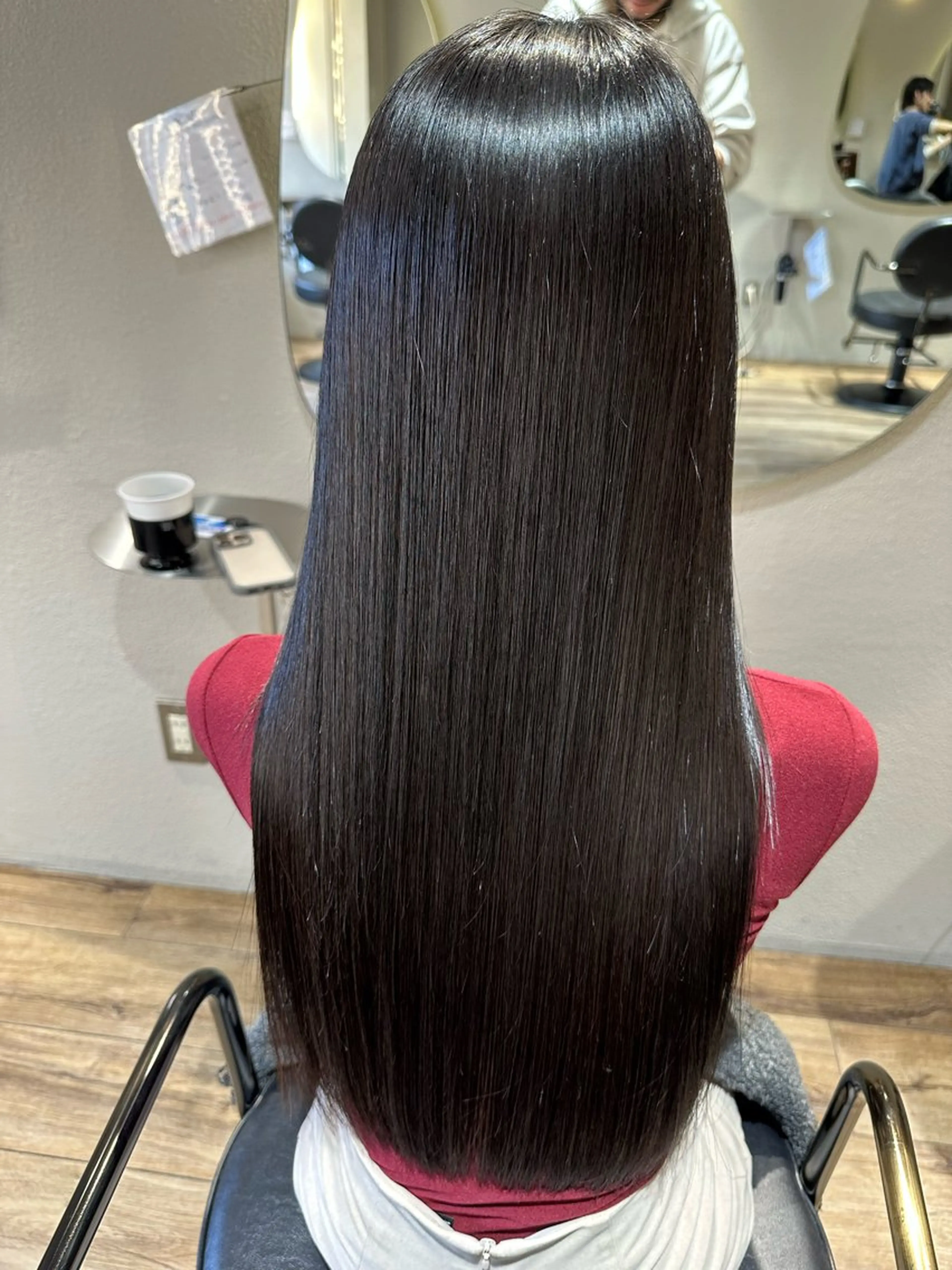 ロング 縮毛矯正 トリートメント 髪質改善艶髪 takaのヘアスタイル