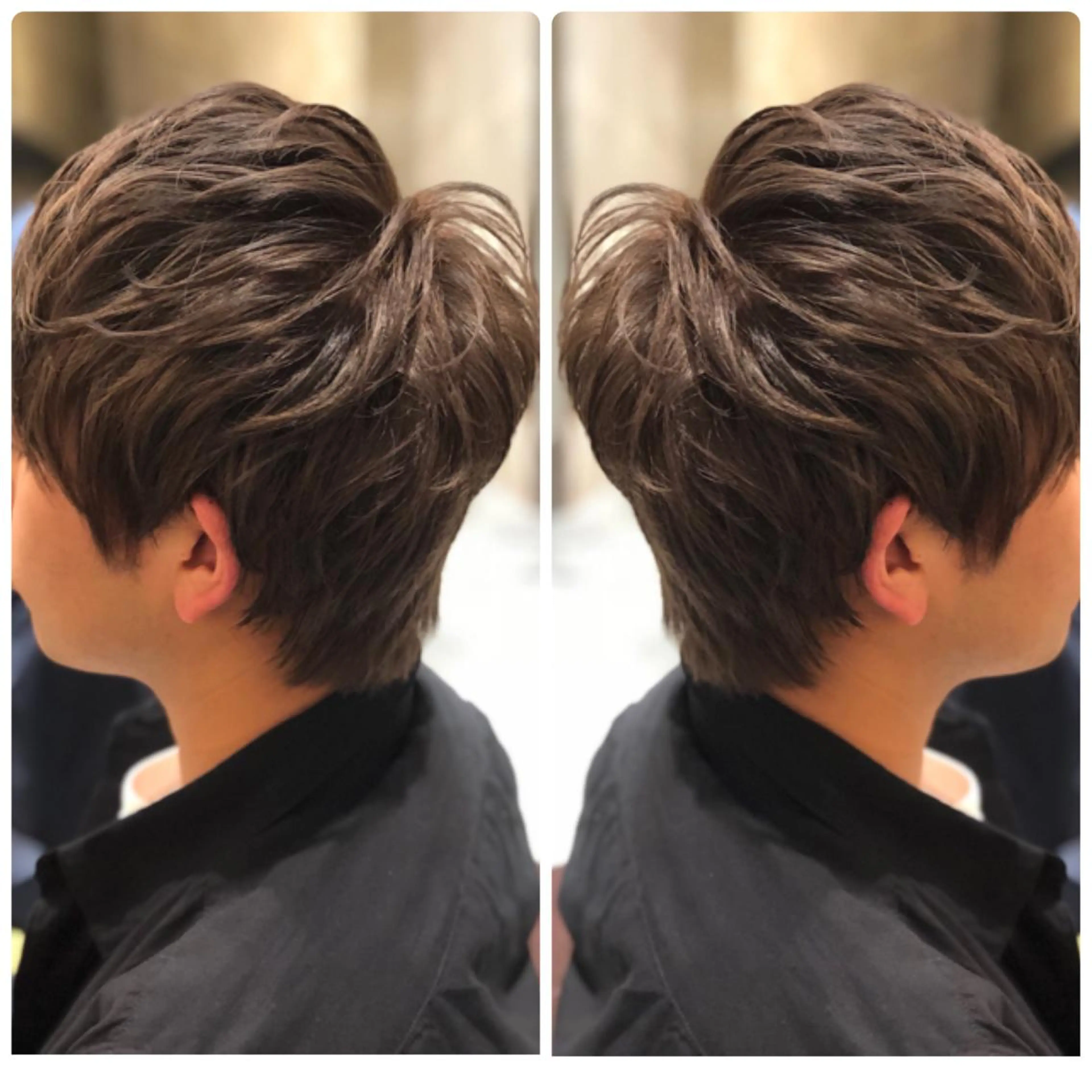 ショート ヘアカラー トリートメント 小山内 龍一郎 店長のヘアスタイル