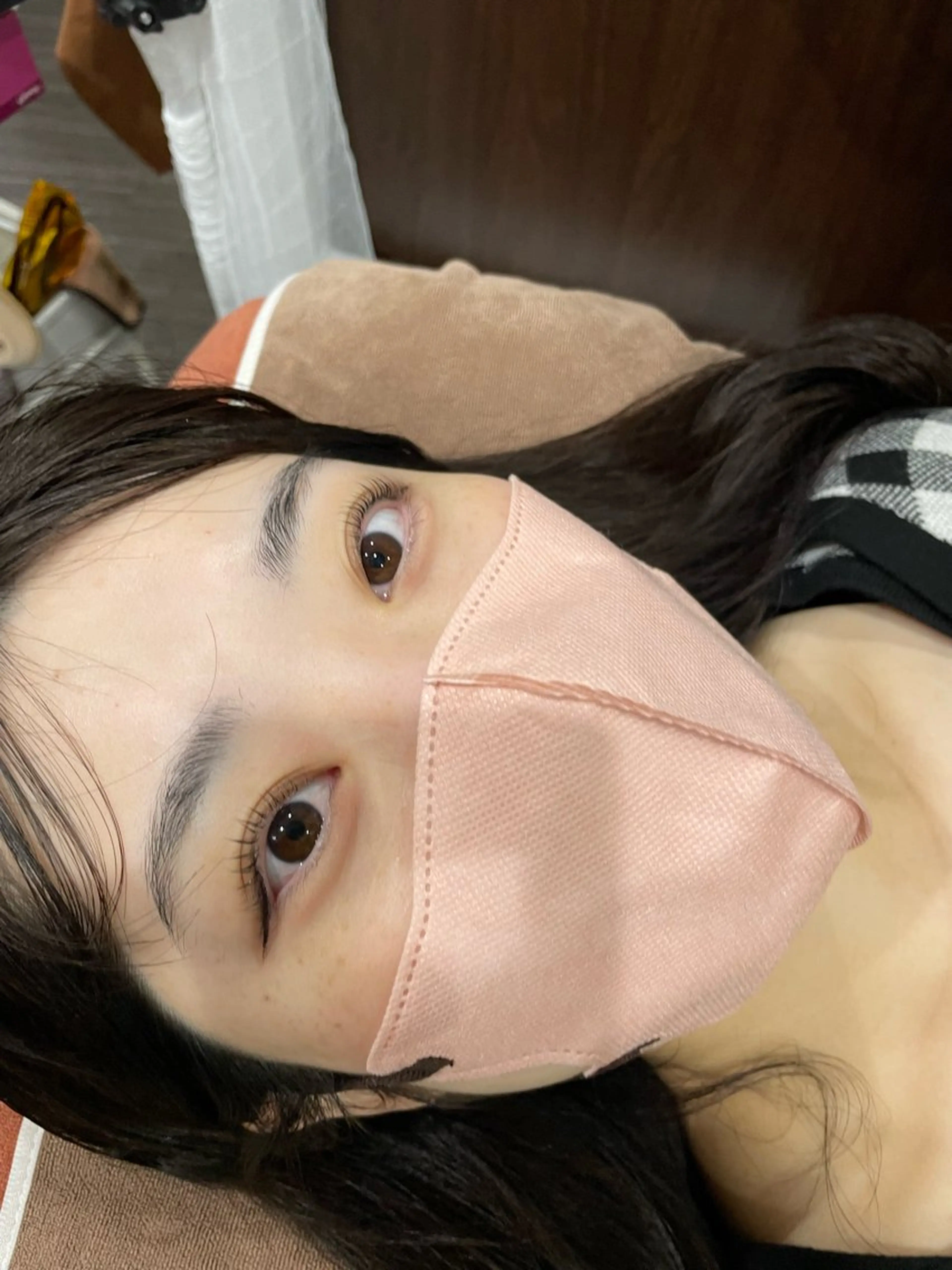 パーマ luana所属・ネイルとまつ毛パーマ 束感仕上げ💕環奈のマツエク・マツパデザイン