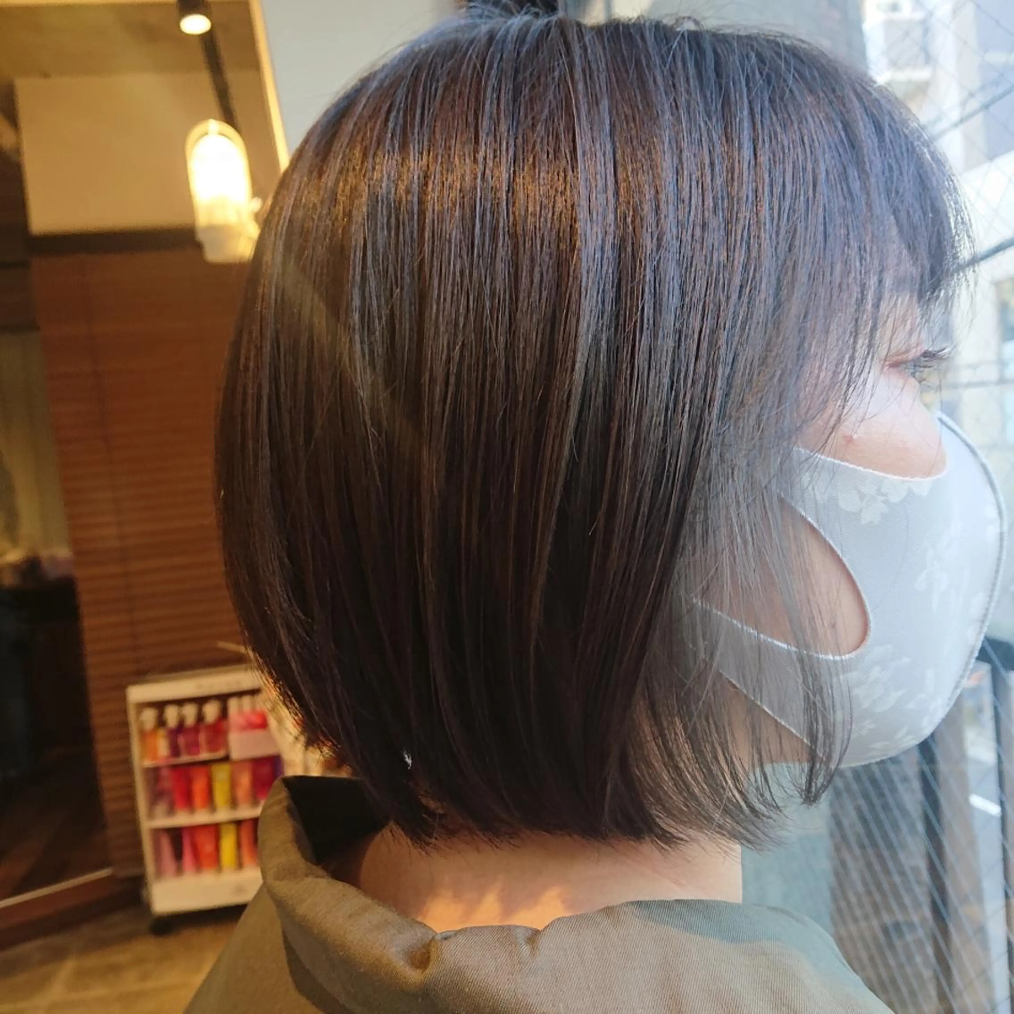 ショート カット ヘアカラー トリートメント alushe 岡 陽子のヘアスタイル