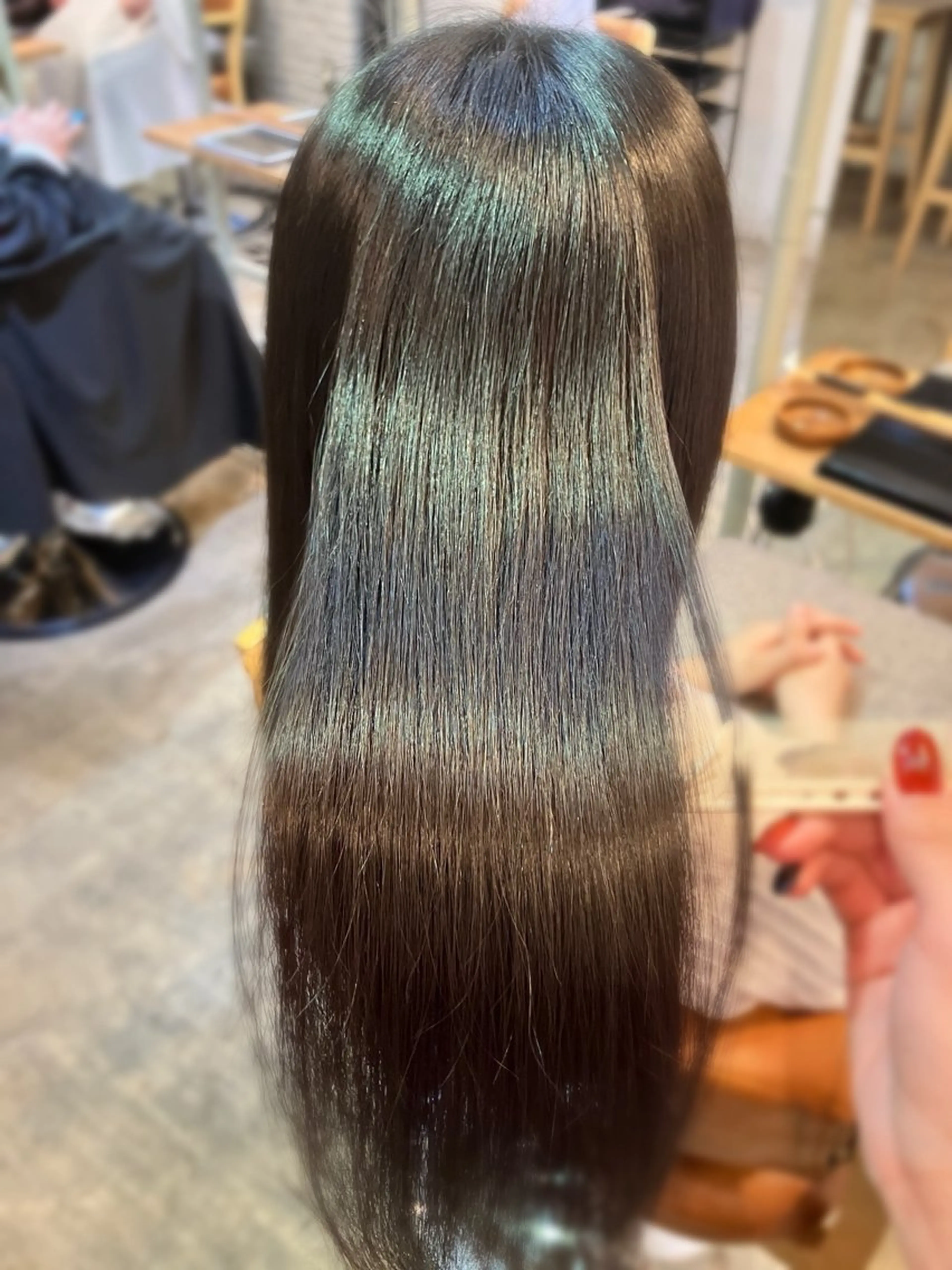 ロング 縮毛矯正 ヘアカラー 縮毛矯正 🫧縮毛矯正支持率 No.1 ほのか🫧のヘアスタイル