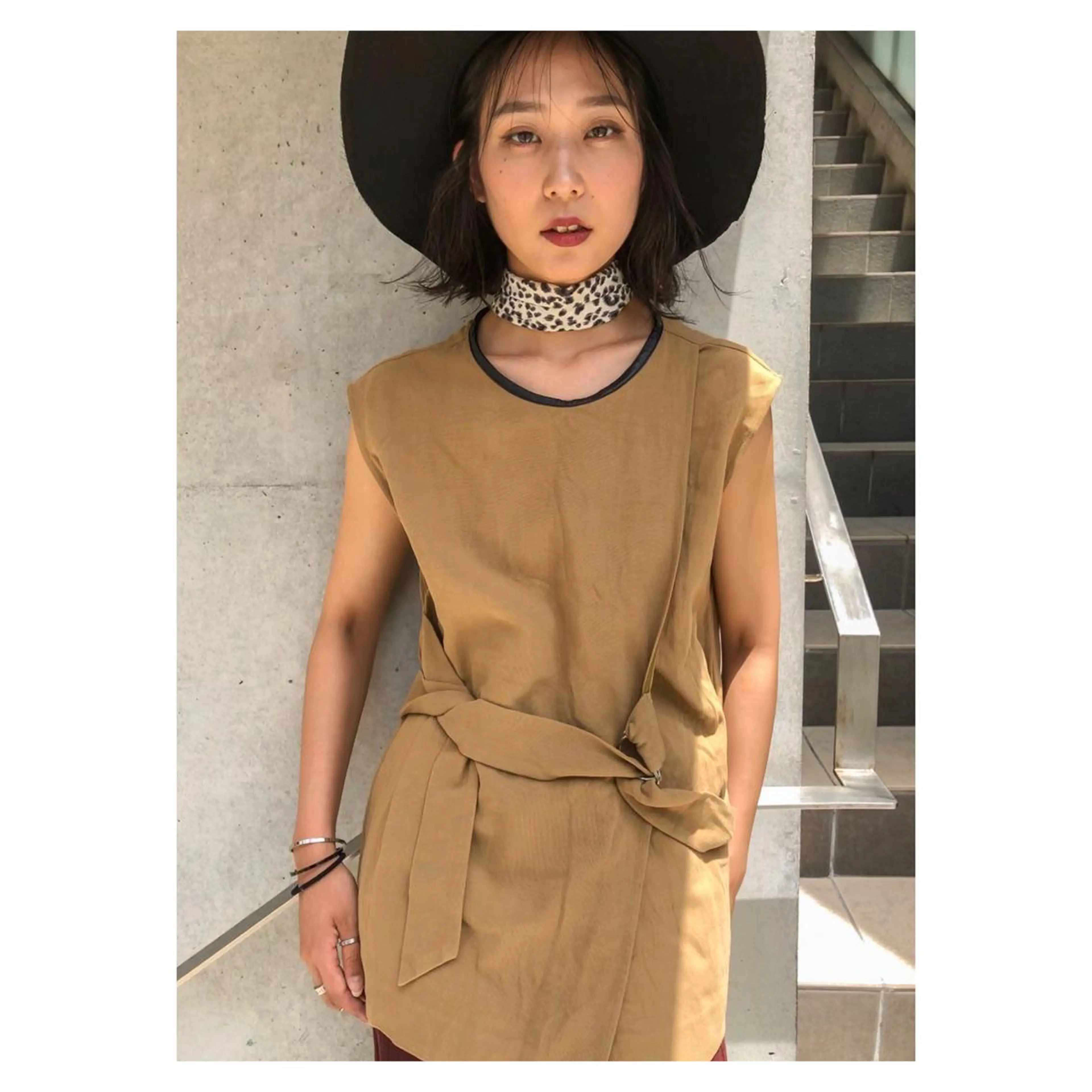 ミディアム カット ヘアカラー トリートメント nessヤマサキ リュウタのヘアスタイル
