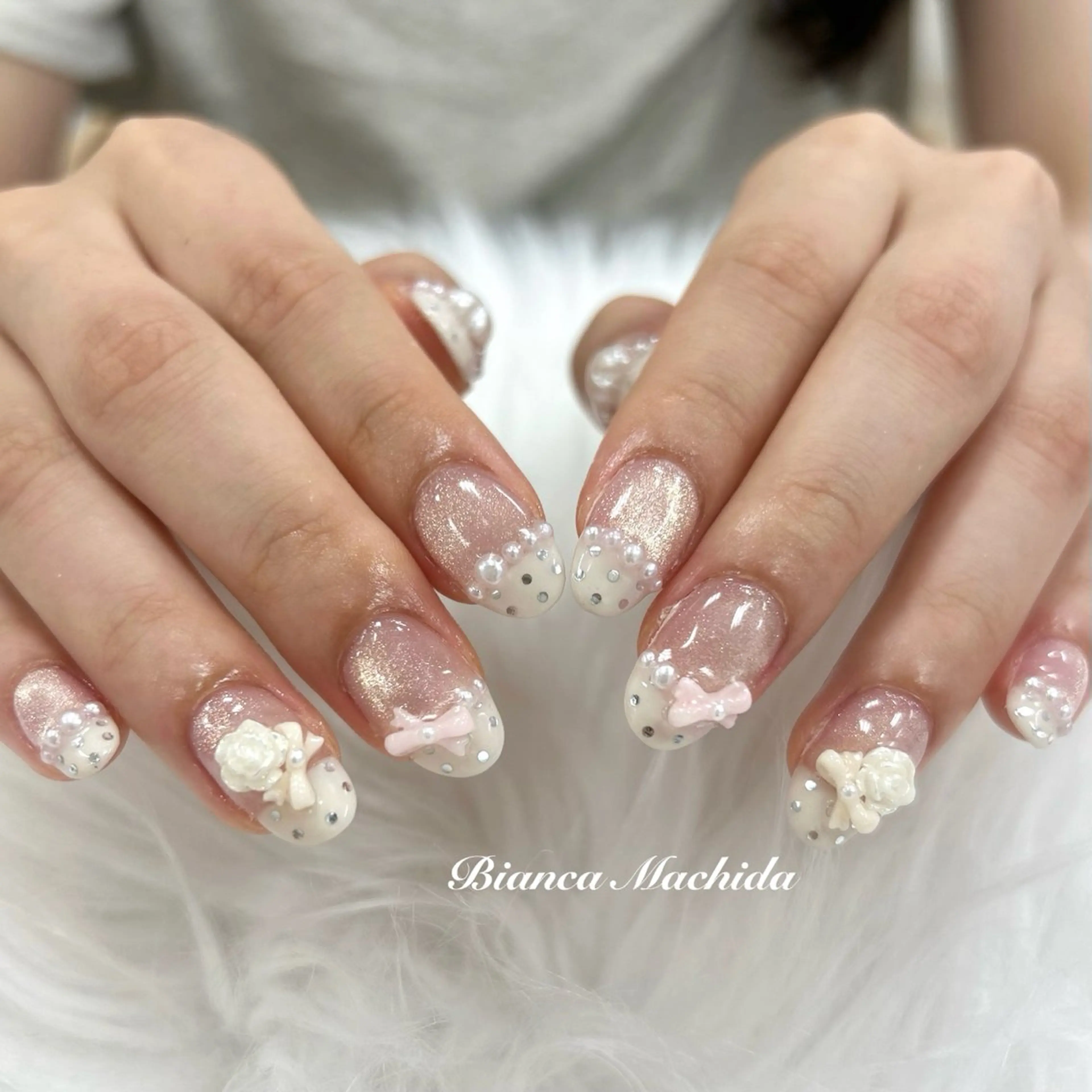 ネイル ハンドネイル ハンドケア Bianca 🪽 Nakajimaのネイルデザイン