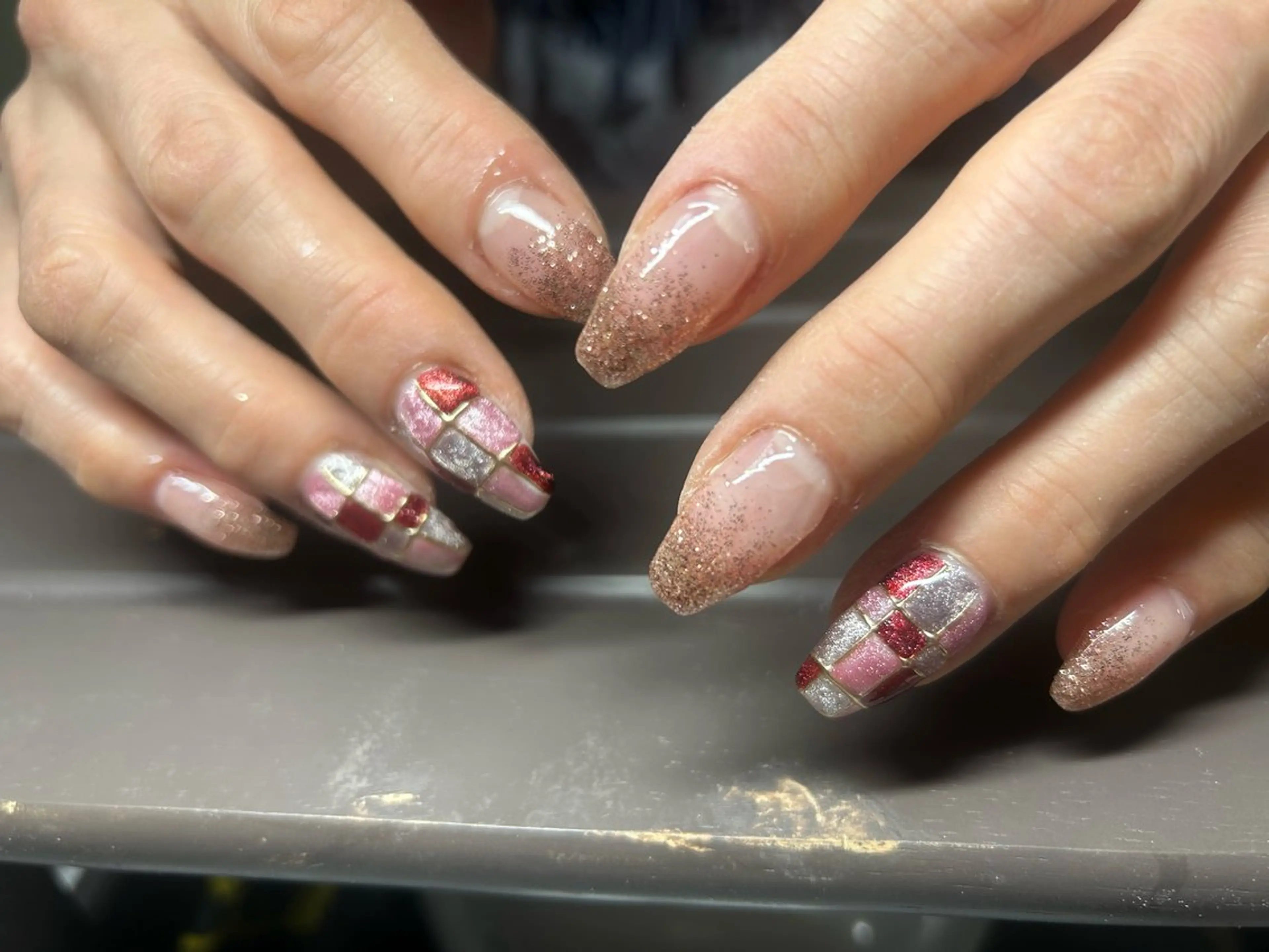 ネイル アートネイル マグネットネイル じょん。 ネイルのネイルデザイン