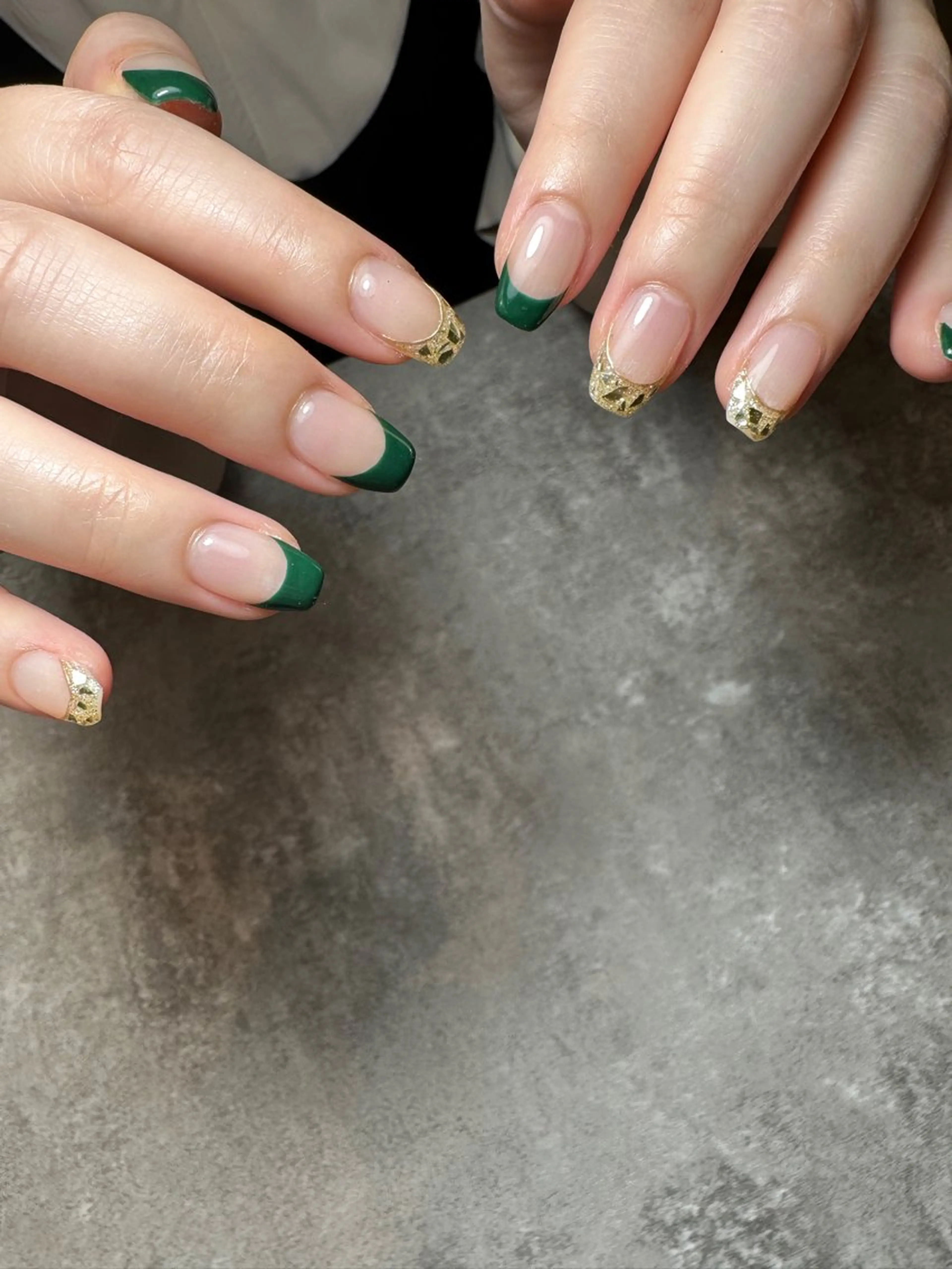 ネイル フレンチネイル ガラスフレンチ NAIL'S MODAのネイルデザイン