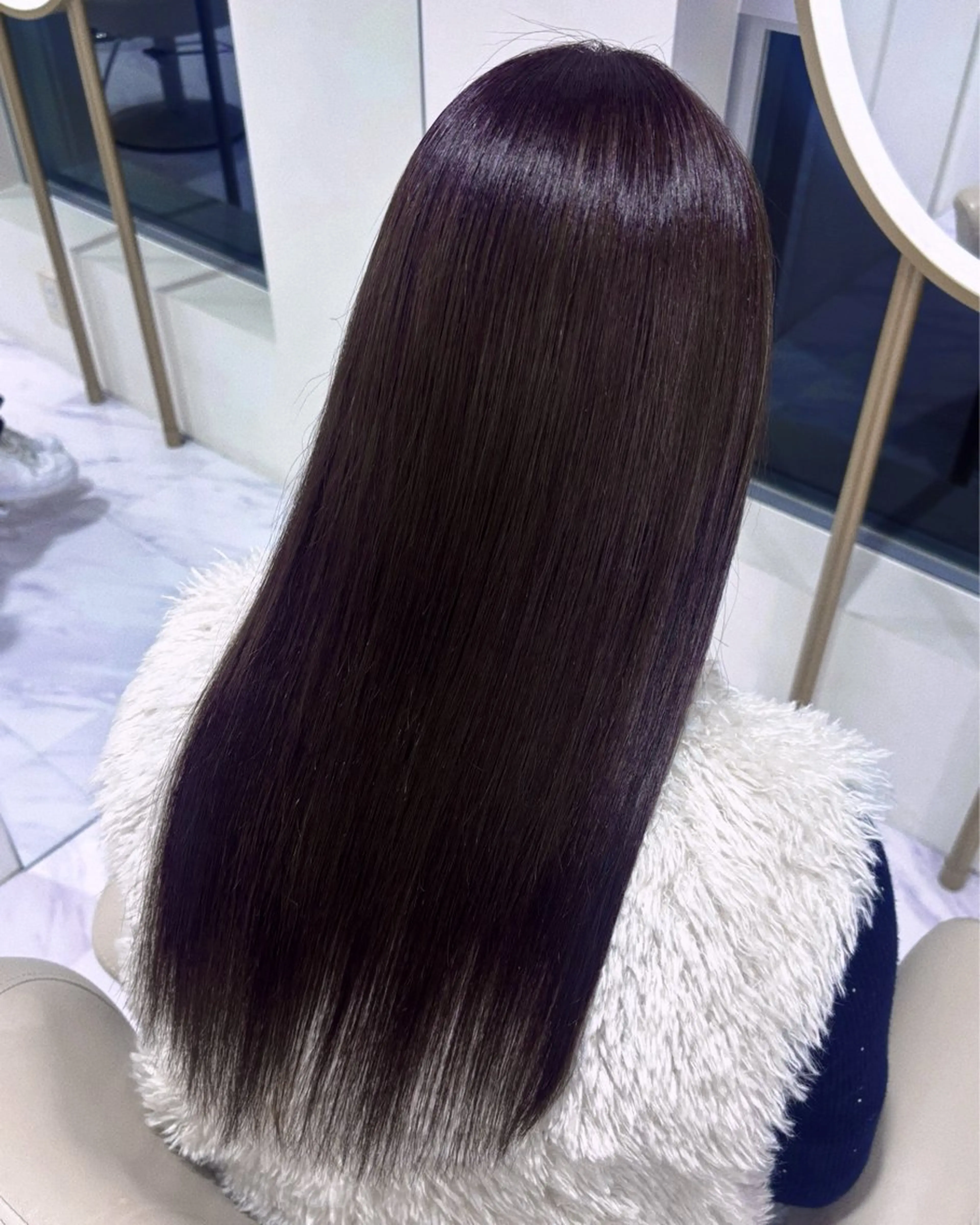 ロング カラー AYU/ハイトーンカ ラー/ヘアアレンジのヘアスタイル