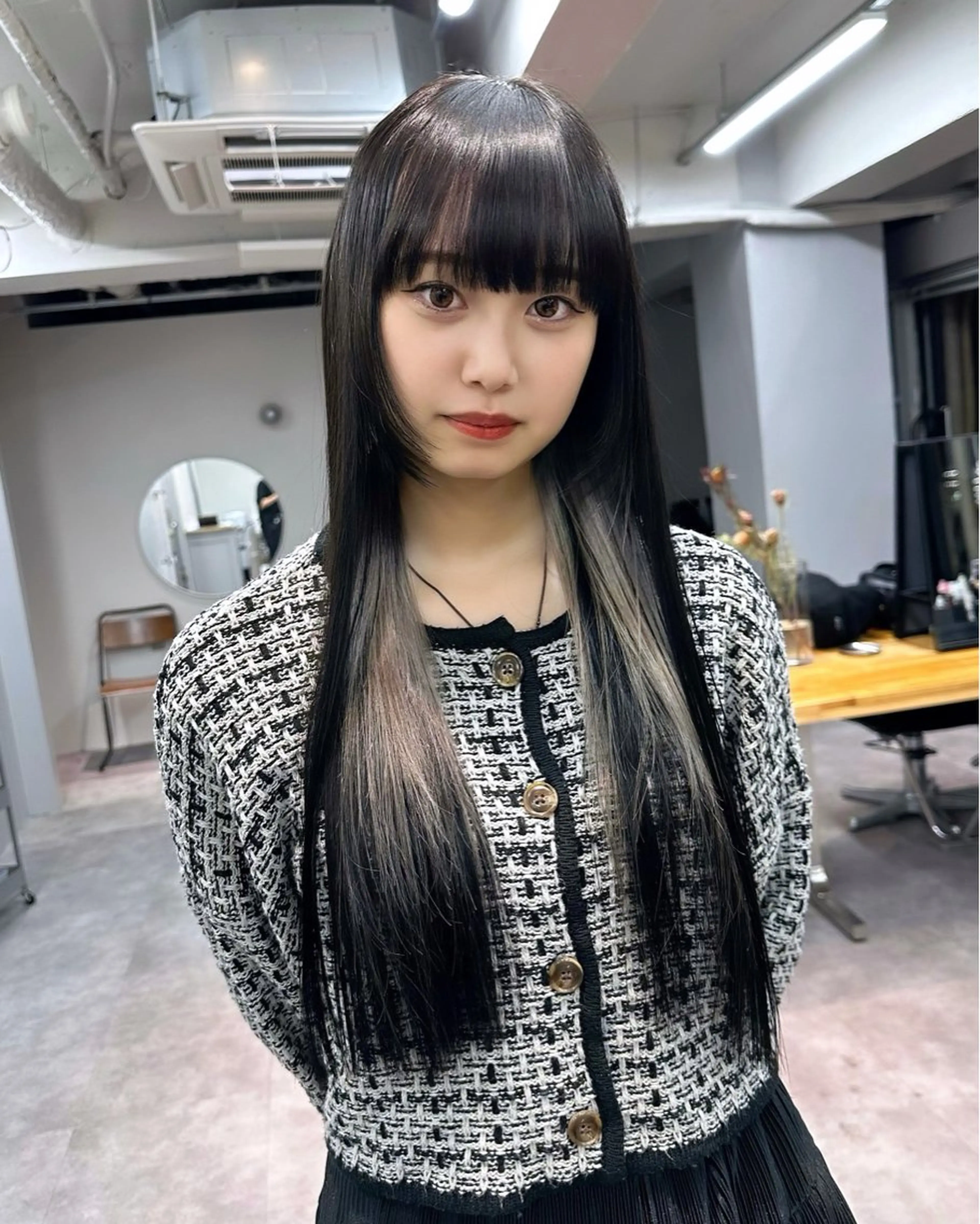 ロング ミルクティーベージュ 💫HARUTOのヘアスタイル