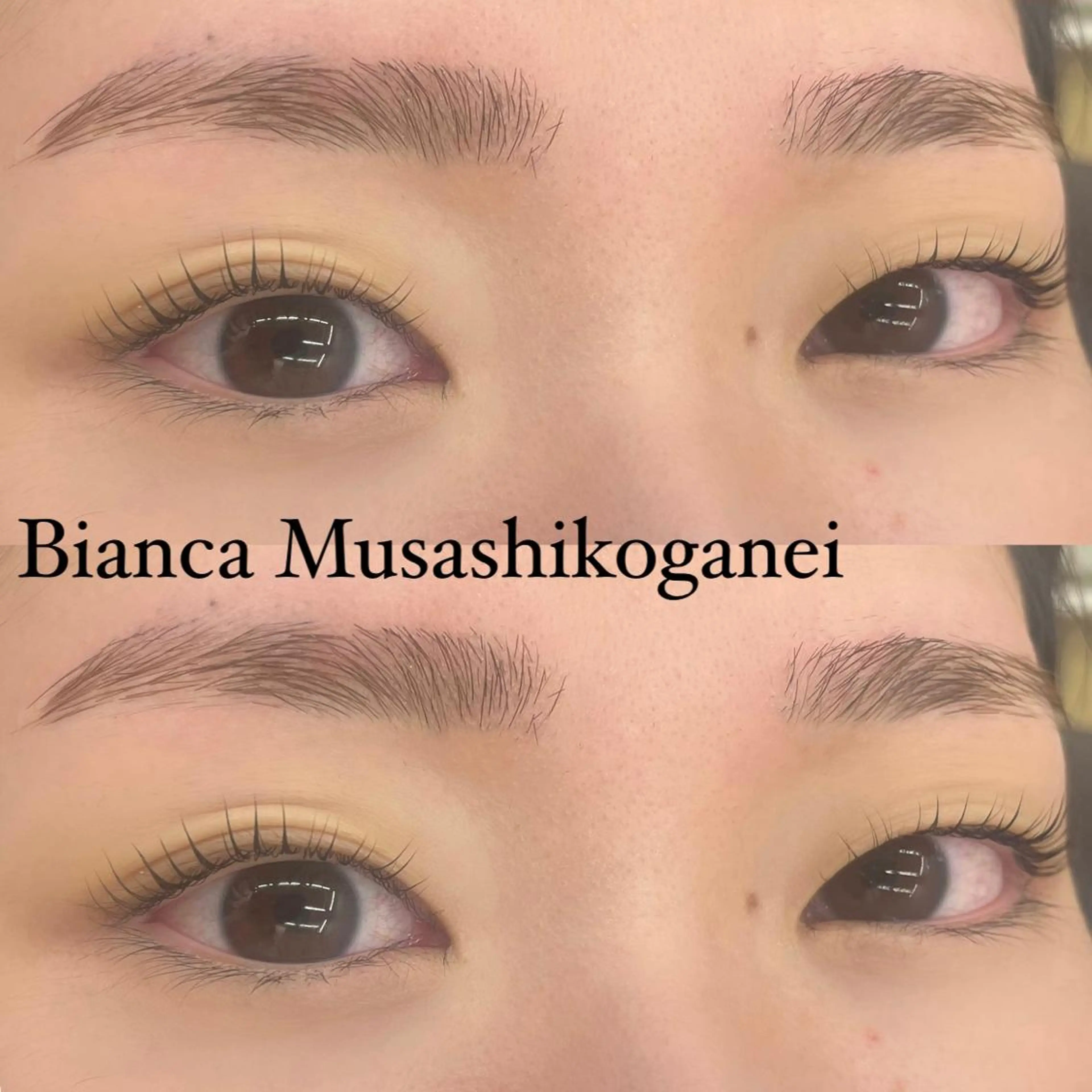 マツエク・マツパ アイブロウ 眉毛ワックス脱毛 マツパ Bianca はしもと🤍のマツエク・マツパデザイン