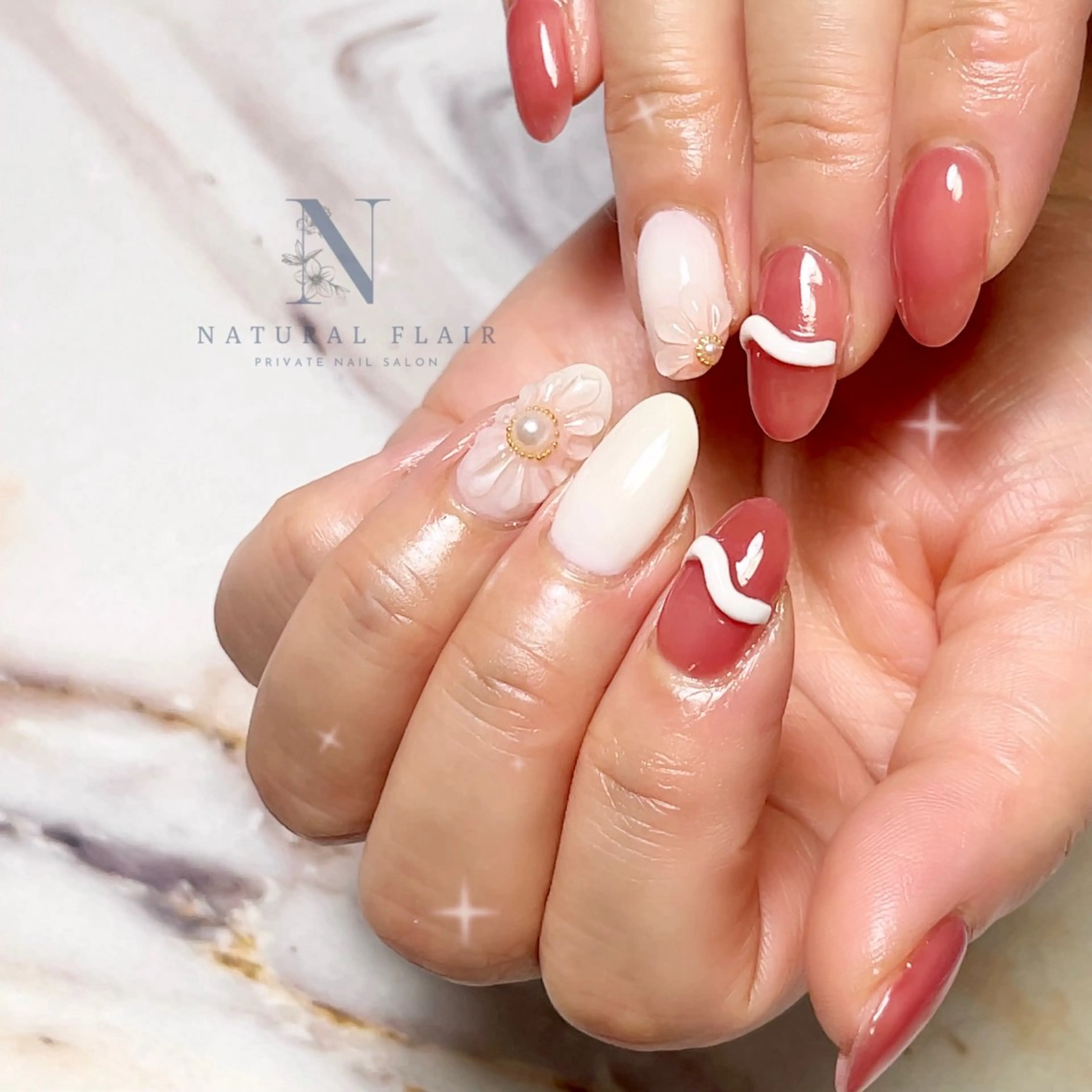 ネイル ハンドネイル natural flairのネイルデザイン