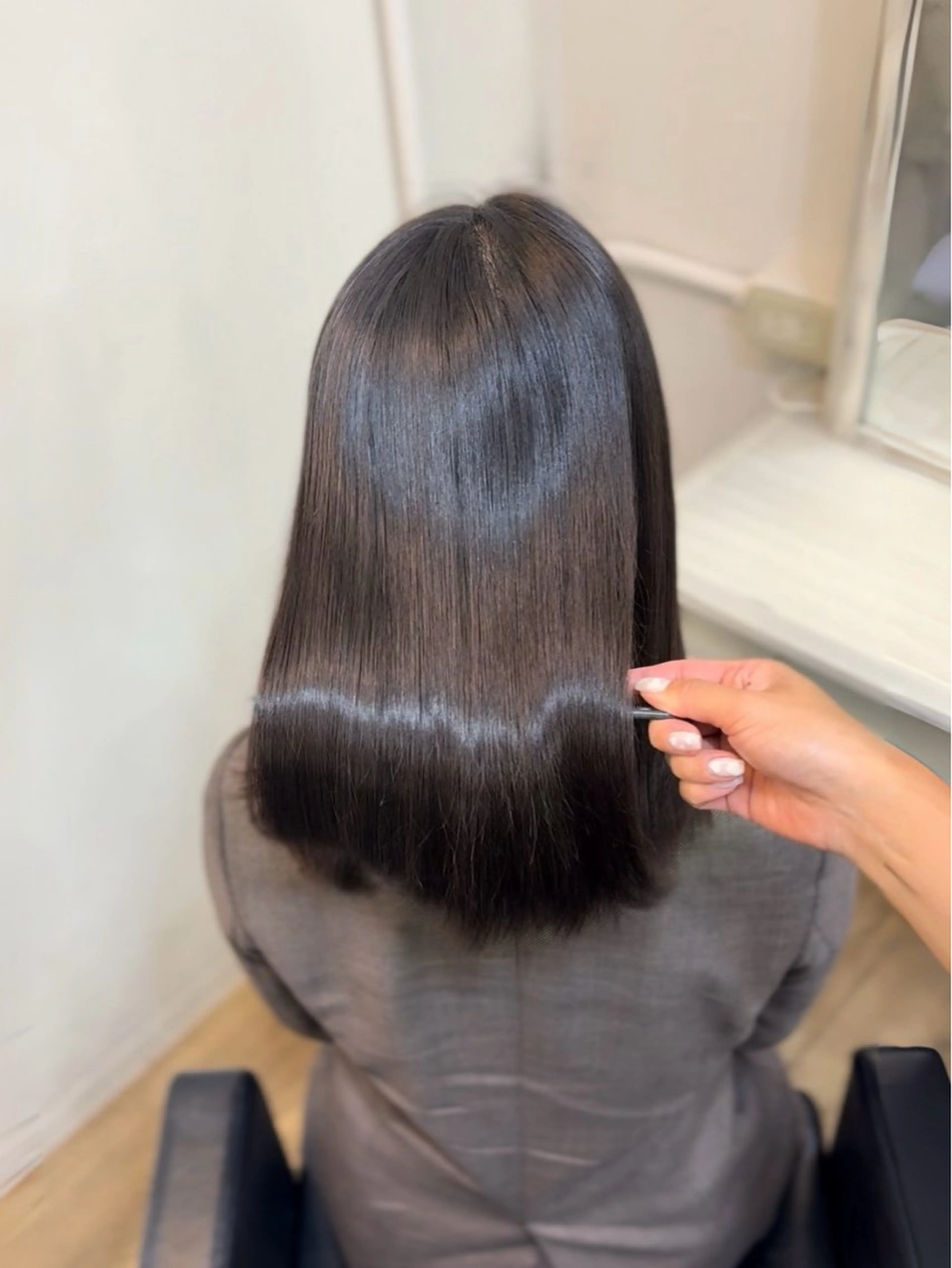 セミロング 髪質改善/ 透明感カラー/RANのヘアスタイル