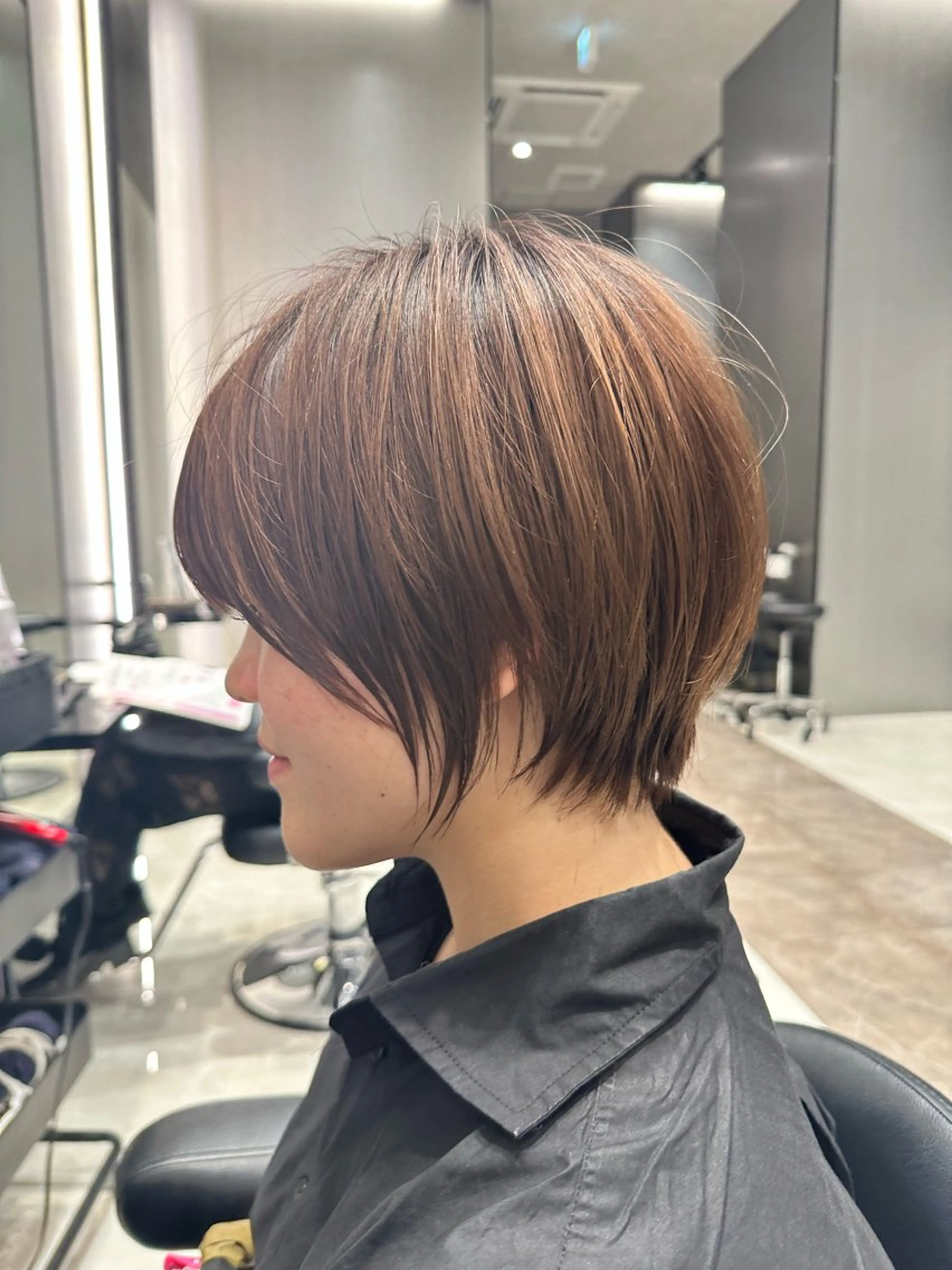 ショート くびれヘア ショートヘア HARUKI MINATO japan 横浜所属・似合わせの達人/ 田中悠希也のヘアスタイル