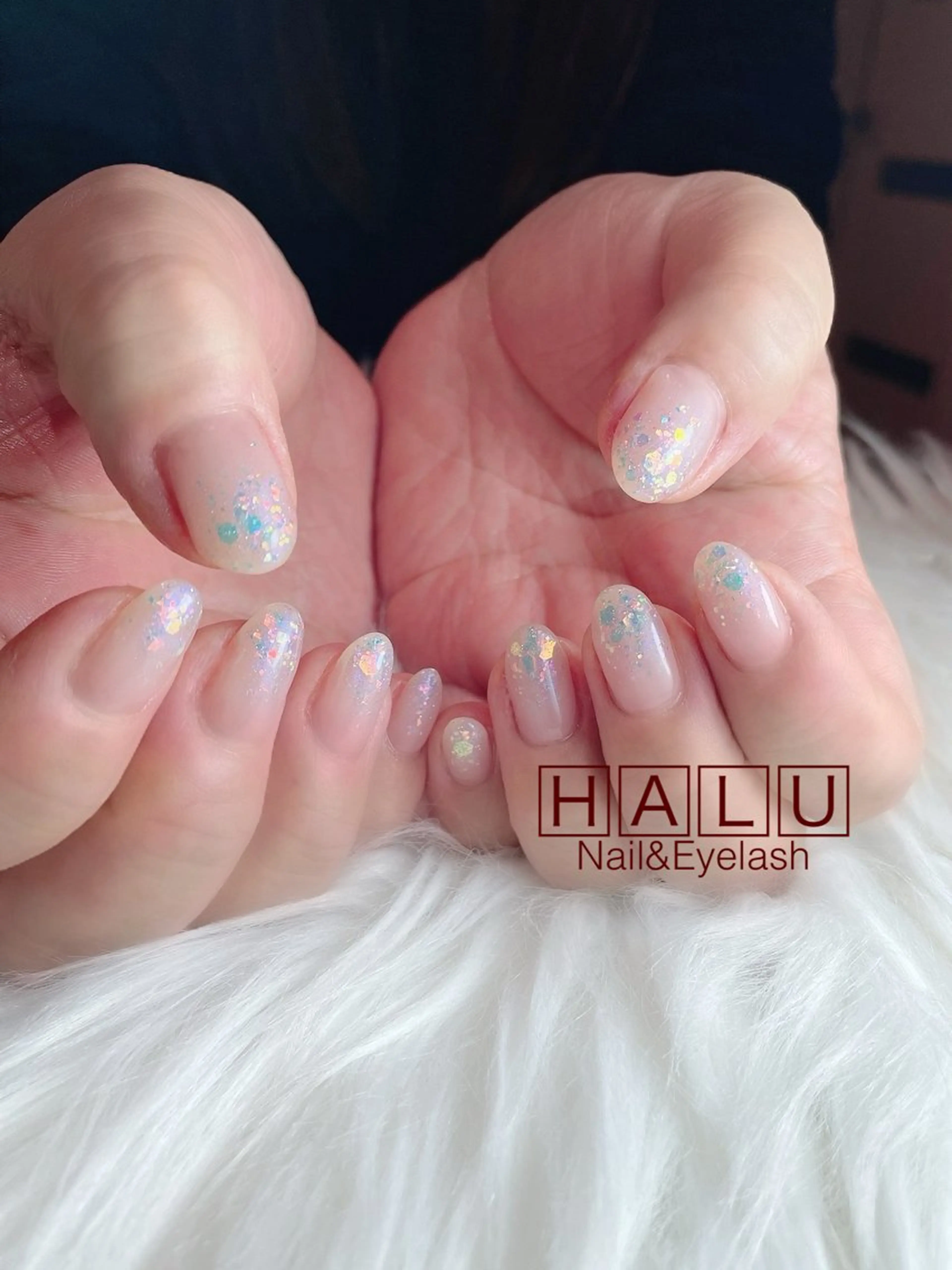 ネイル キラキラネイル 春ネイル HALU ハルのネイルデザイン