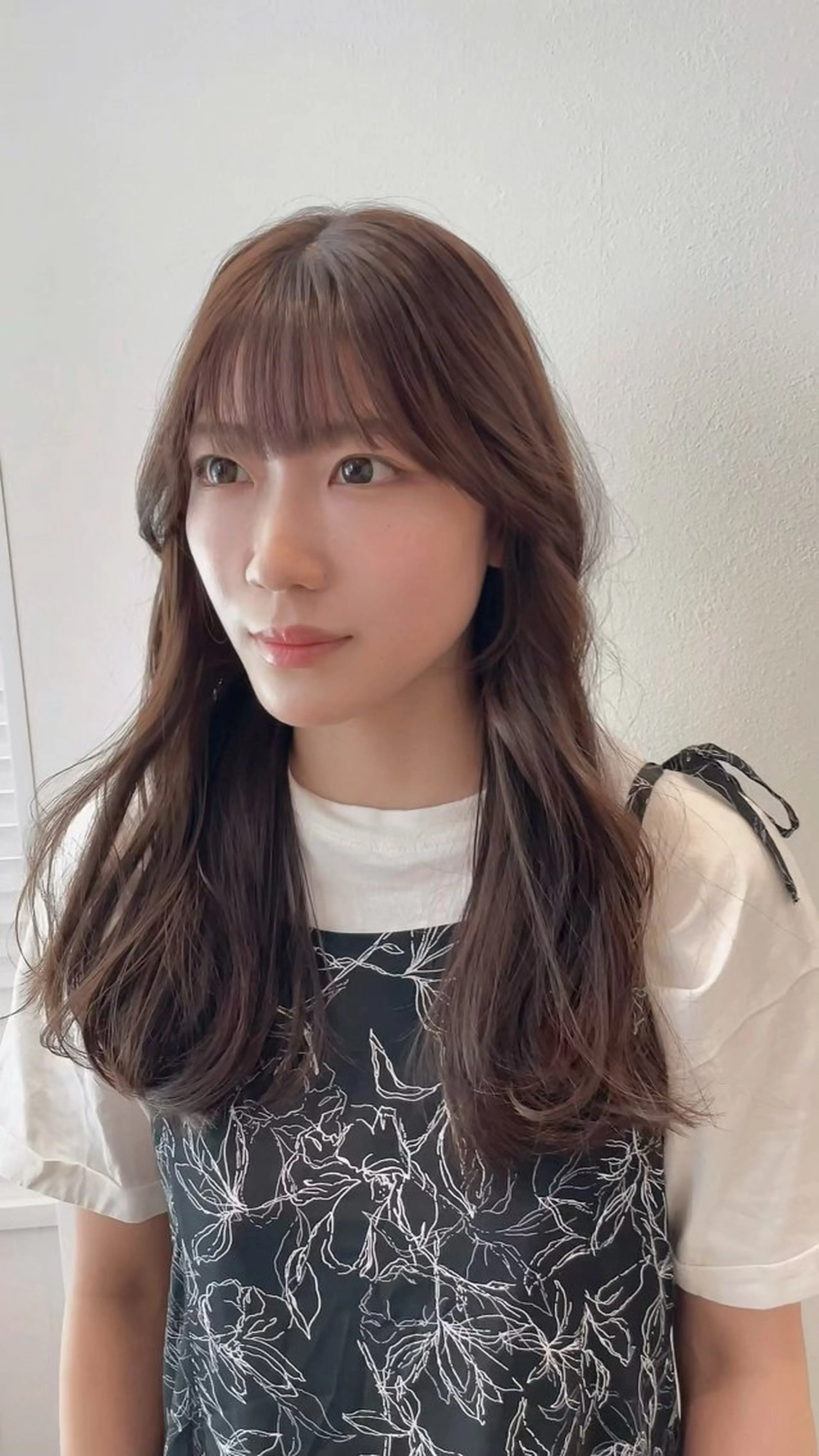 ロング カラー ブラウンカラー ラベンダーカラー レイヤーカット カット ヘアカラー トリートメント k-twoたき✨艶感 カラー／美髪矯正のヘアスタイル